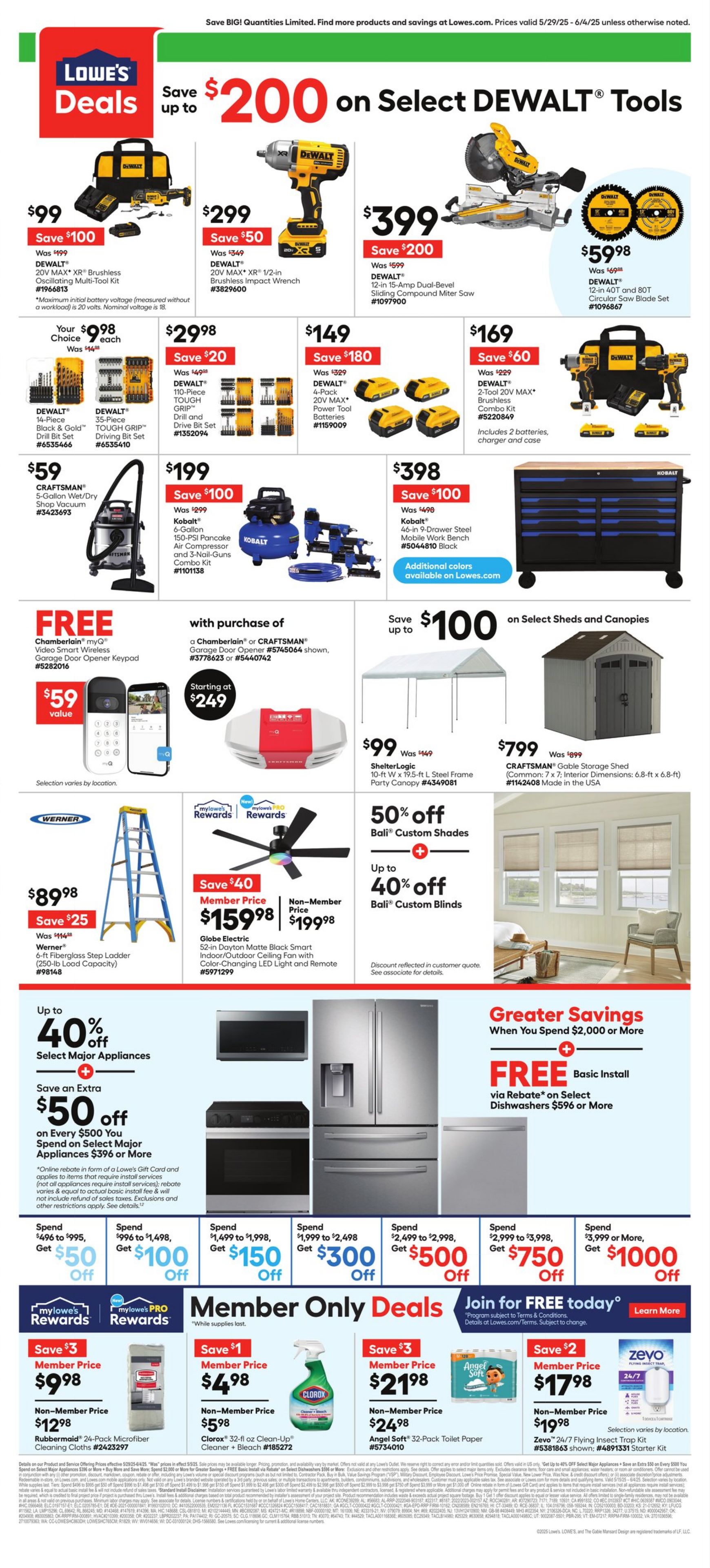 Weekly ad Lowe's 05/29/2025 - 06/04/2025