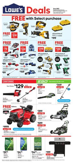 Weekly ad Lowe's 05/29/2025 - 06/04/2025