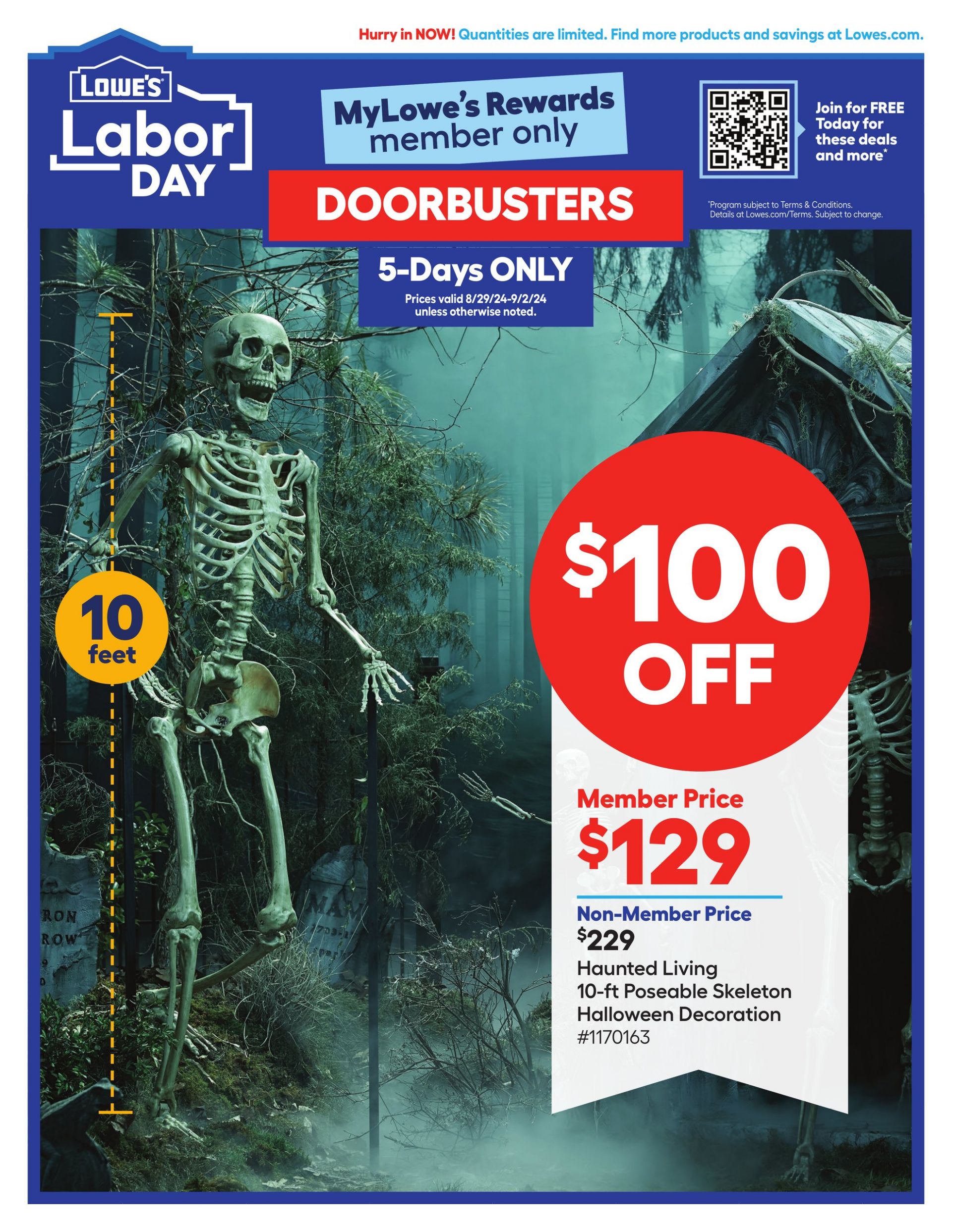 Weekly ad Lowe's 08/29/2024 - 09/02/2024