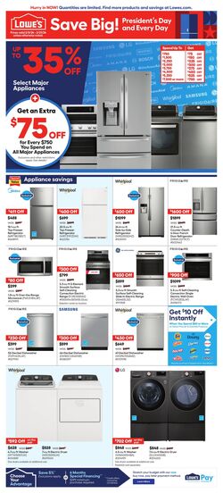 Weekly ad Lowe's 02/08/2024 - 02/21/2024