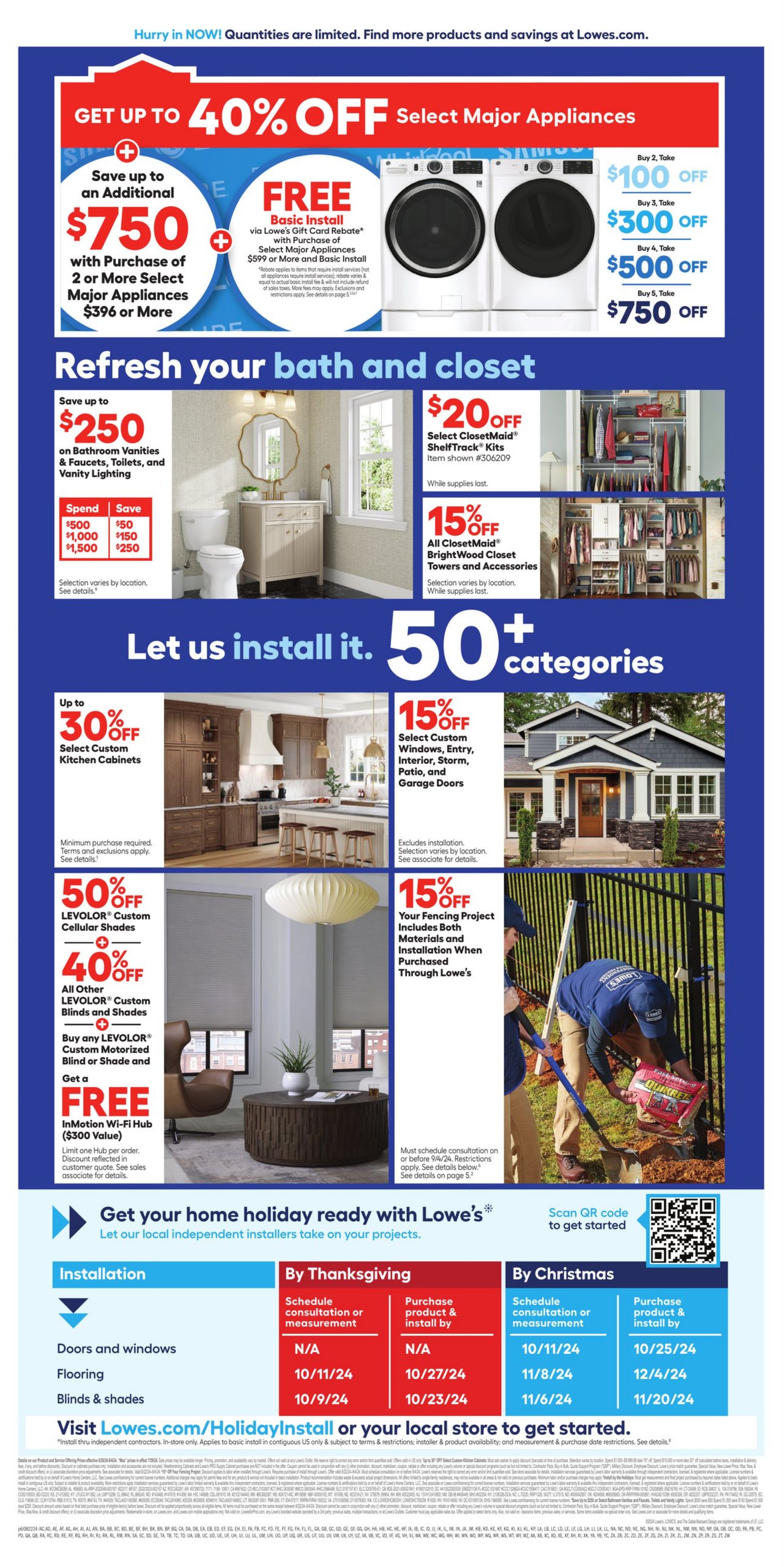 Weekly ad Lowe's 08/22/2024 - 09/04/2024