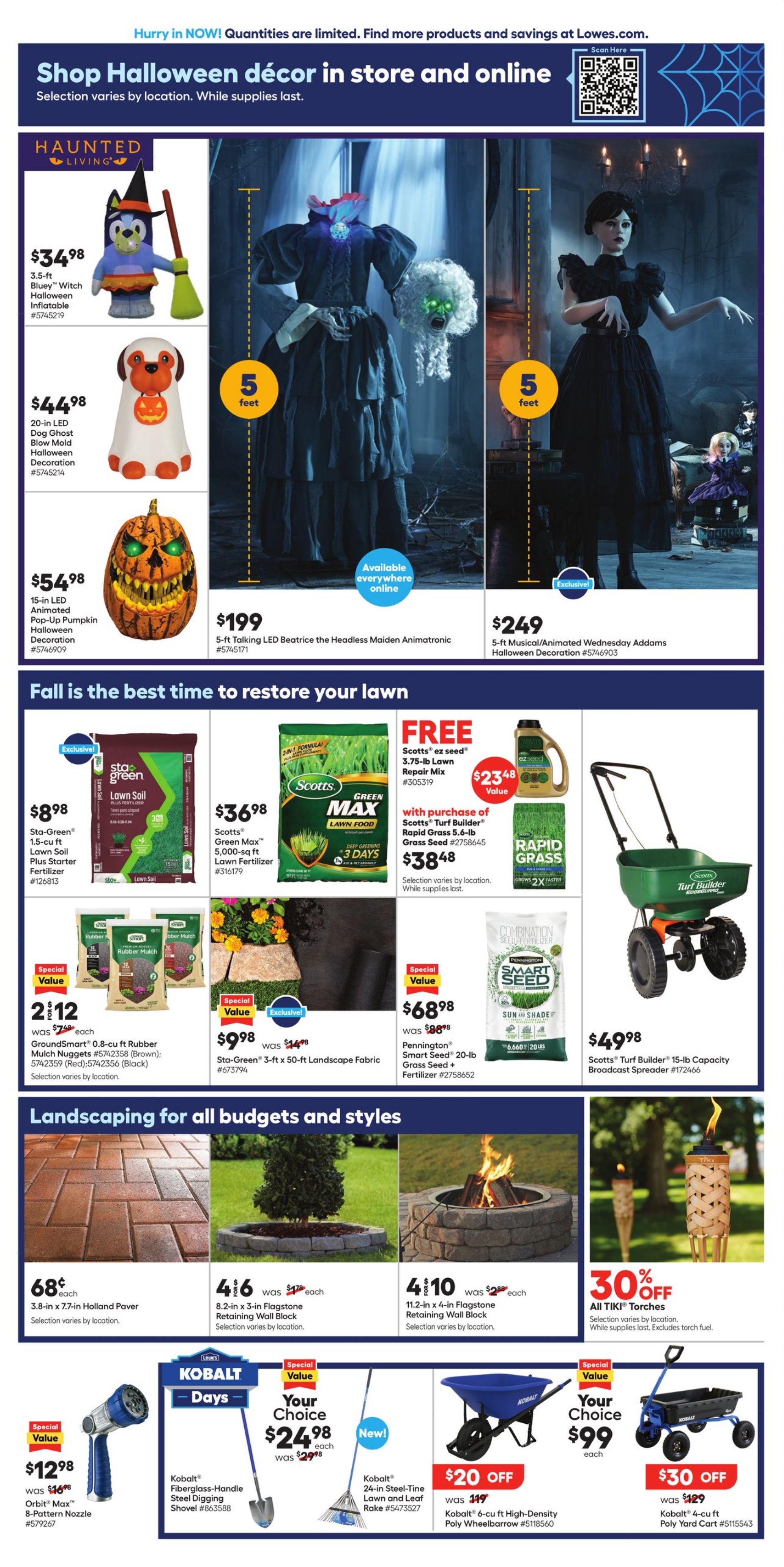 Weekly ad Lowe's 08/22/2024 - 09/04/2024