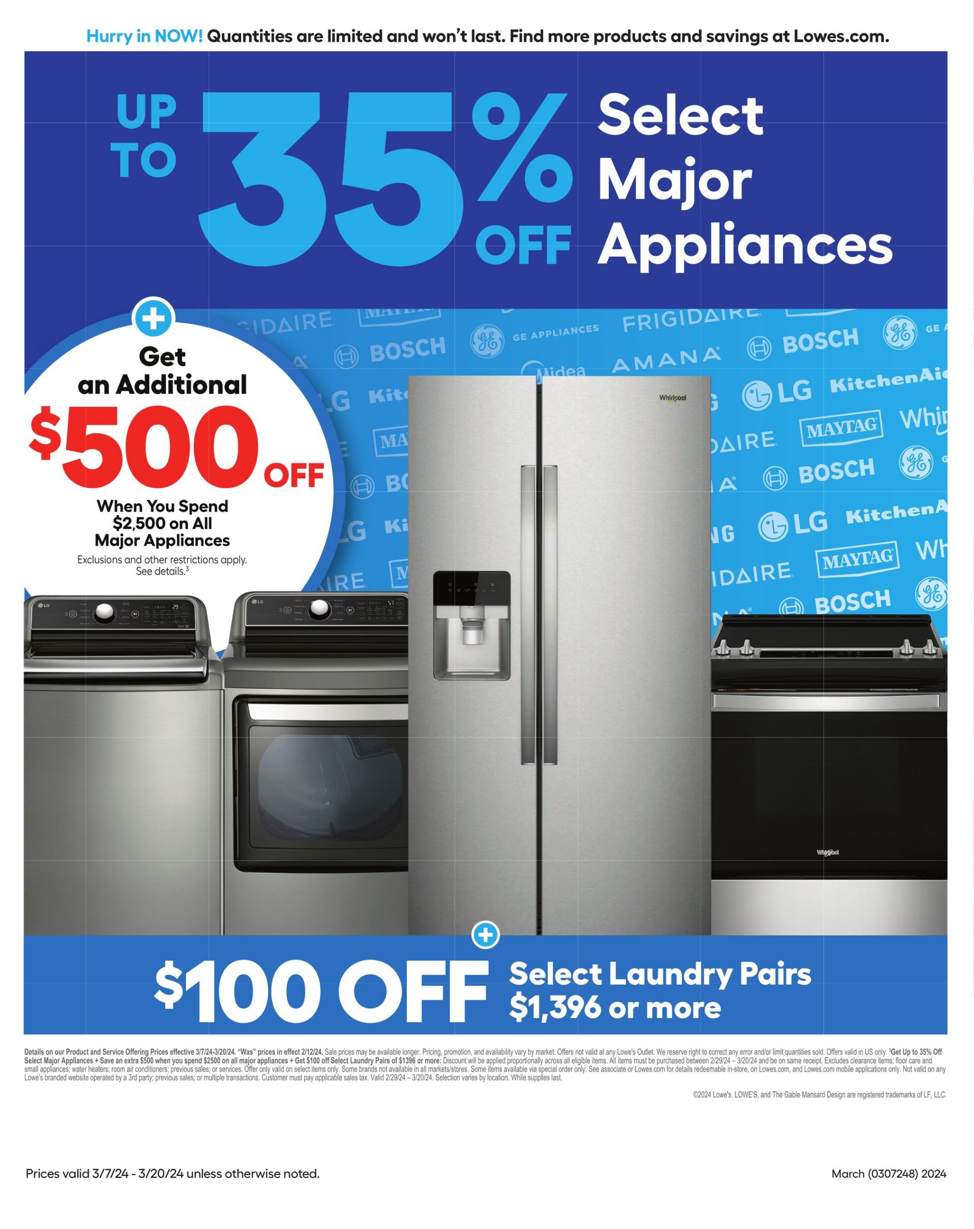 Weekly ad Lowe's 03/07/2024 - 03/20/2024