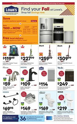 Weekly ad Lowe's 10/13/2022-10/19/2022