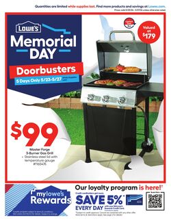 Weekly ad Lowe's 05/23/2024 - 05/27/2024