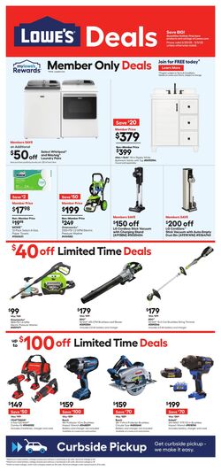 Weekly ad Lowe's 09/26/2024 - 10/16/2024