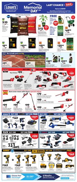 Weekly ad Lowe's 06/01/2023 - 06/07/2023