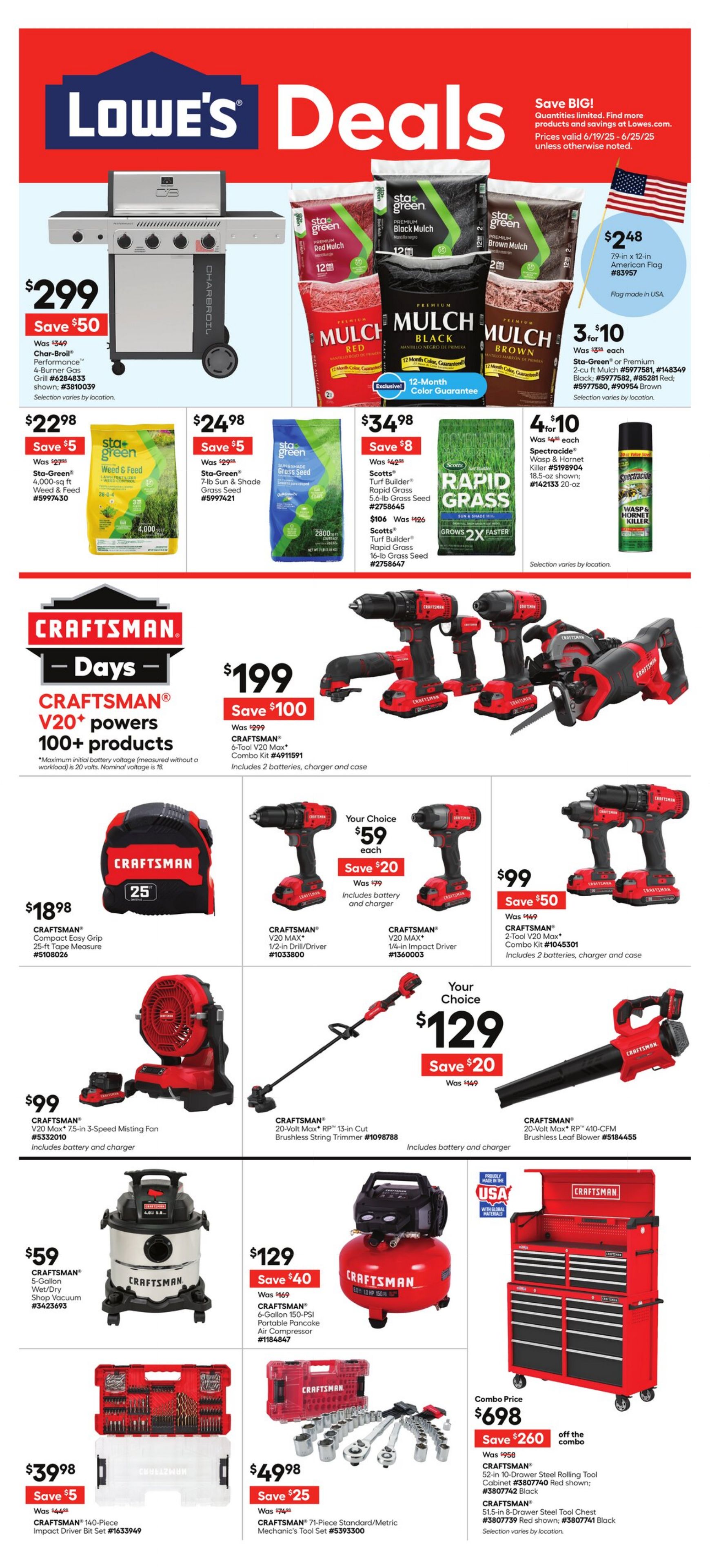 Weekly ad Lowe's 06/19/2025 - 06/25/2025