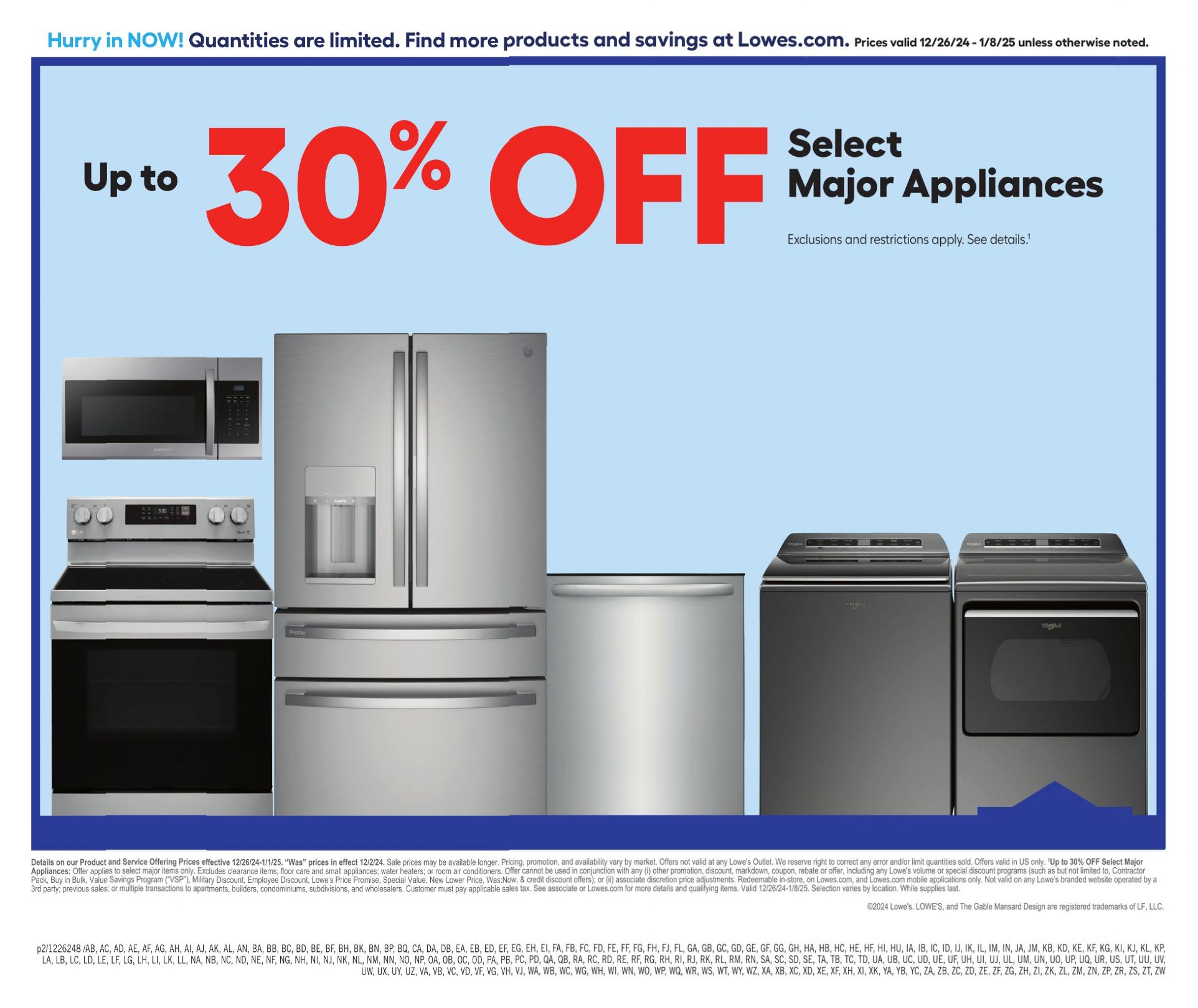 Weekly ad Lowe's 01/02/2025 - 01/08/2025