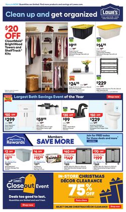 Weekly ad Lowe's 01/02/2025 - 01/08/2025