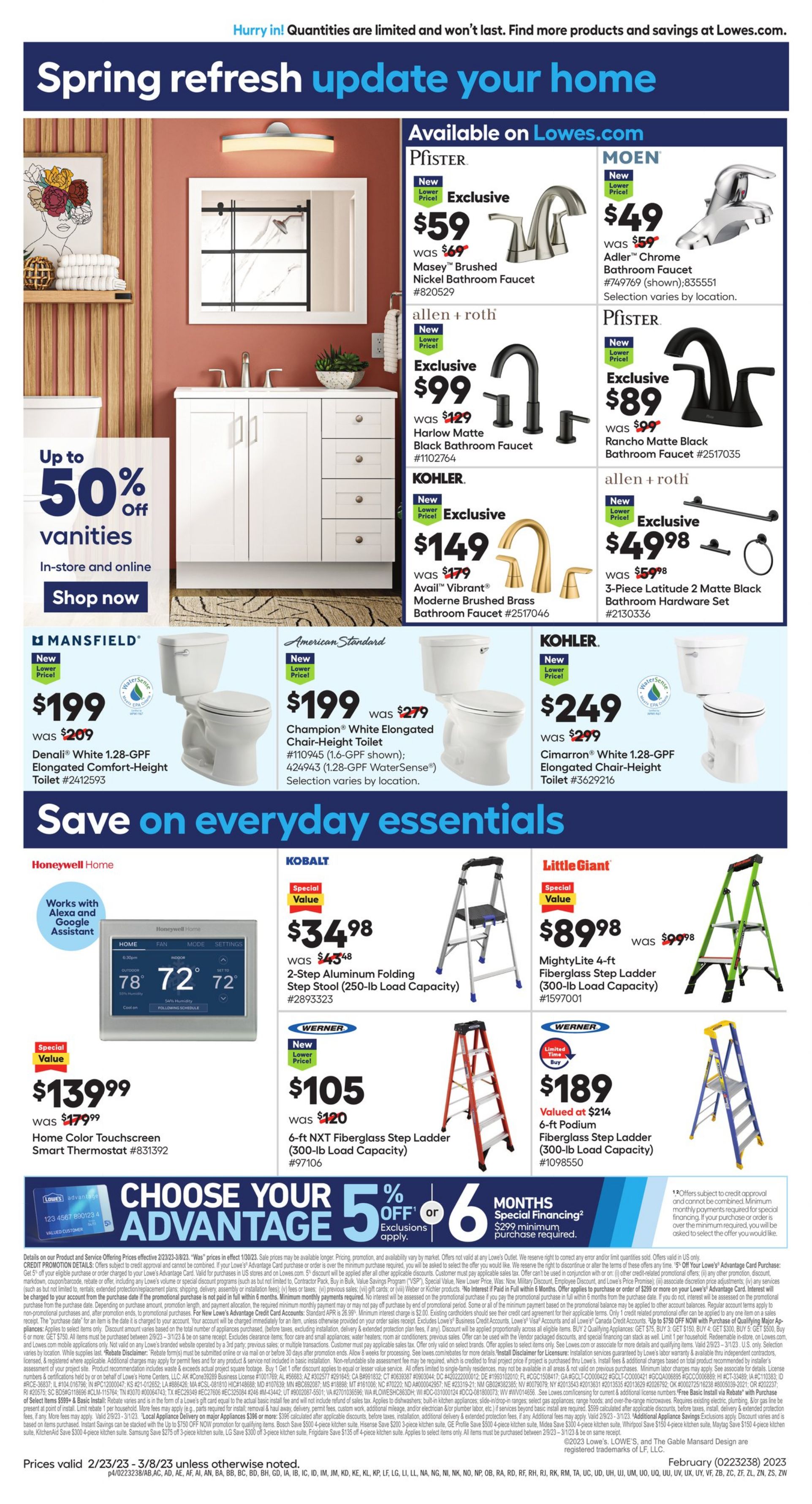 Weekly ad Lowe's 02/23/2023 - 03/08/2023