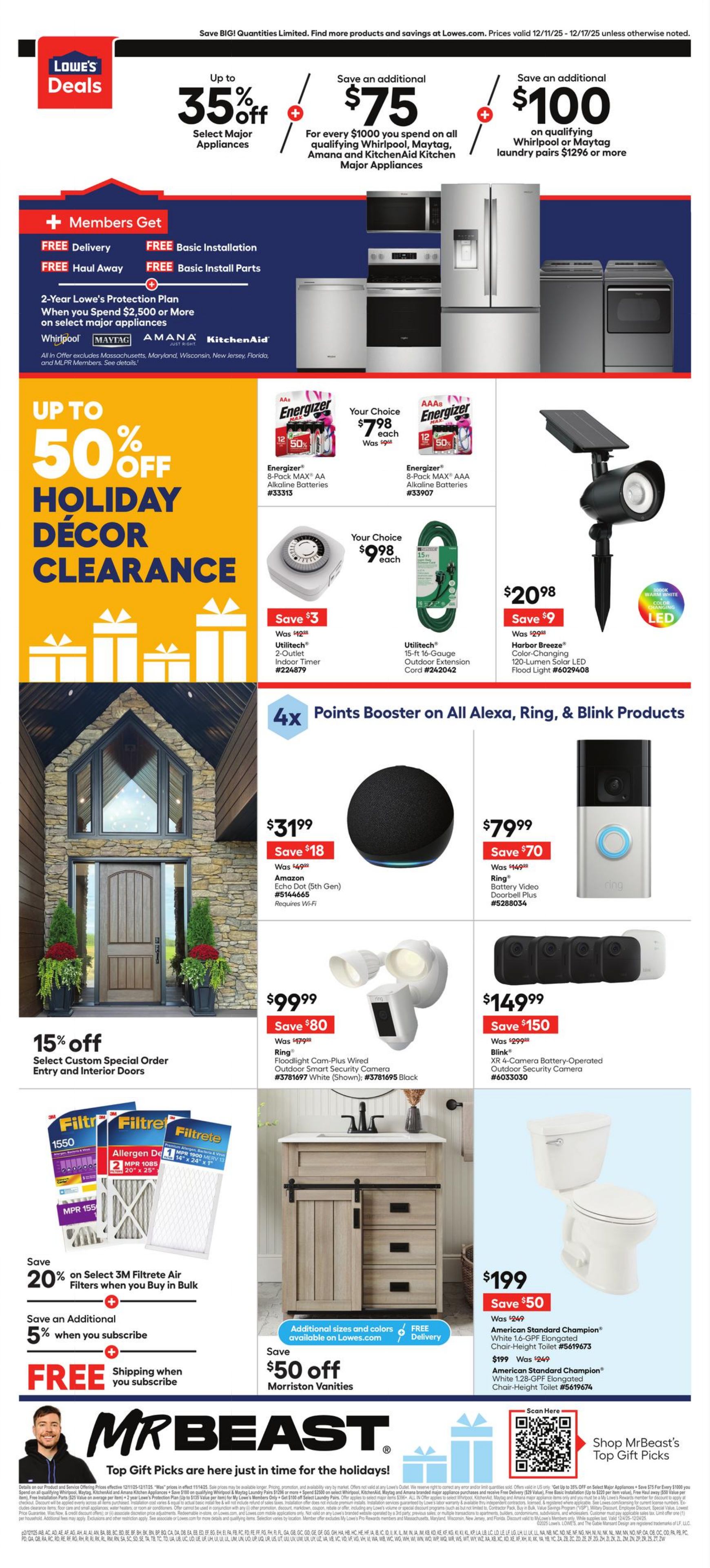 Weekly ad Lowe's 12/11/2025 - 12/17/2025