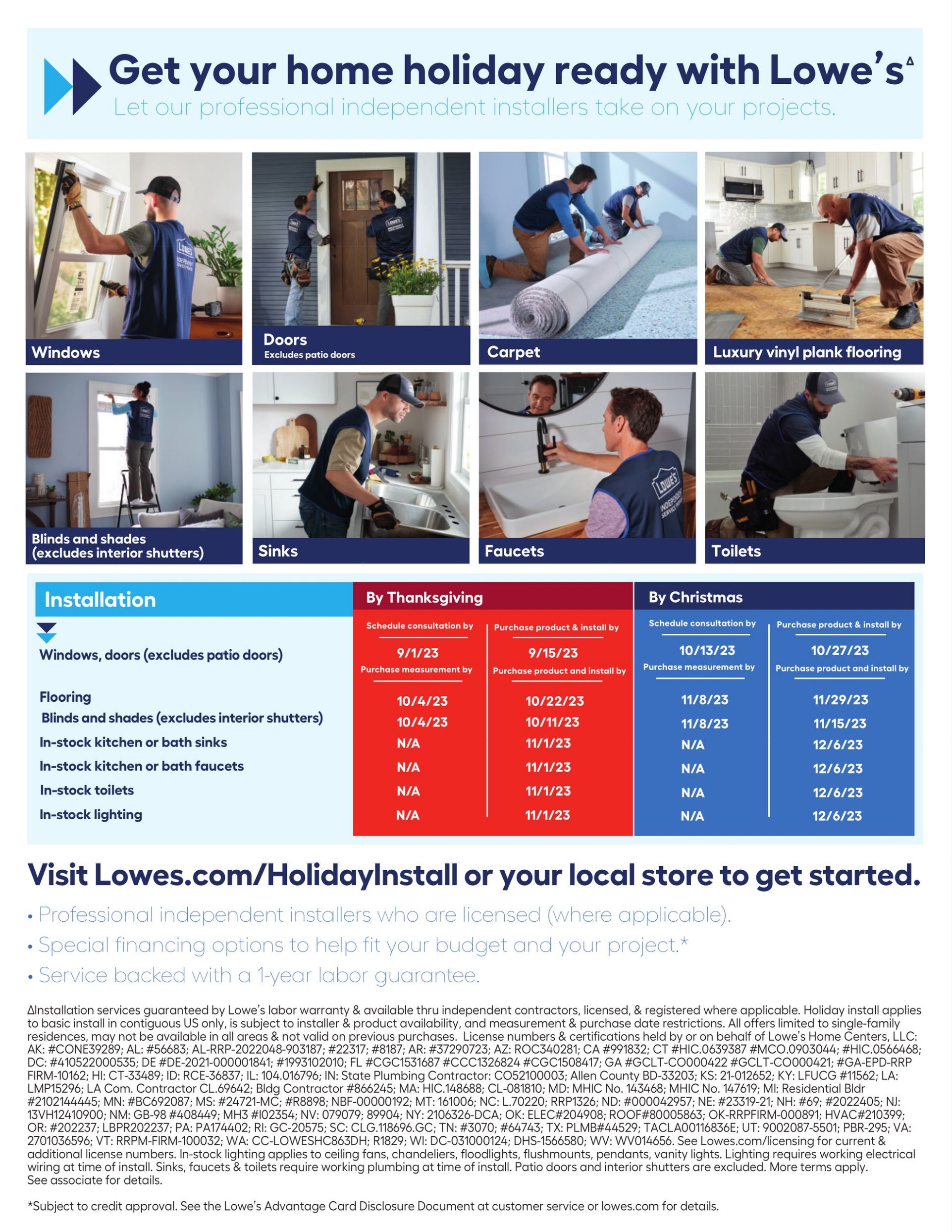 Weekly ad Lowe's 11/09/2023 - 11/22/2023