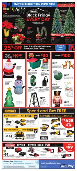 Weekly ad Lowe's 11/09/2023 - 11/22/2023
