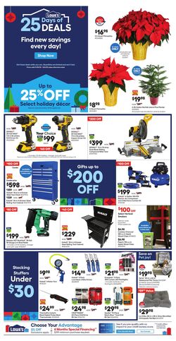Weekly ad Lowe's 11/30/2023 - 12/06/2023