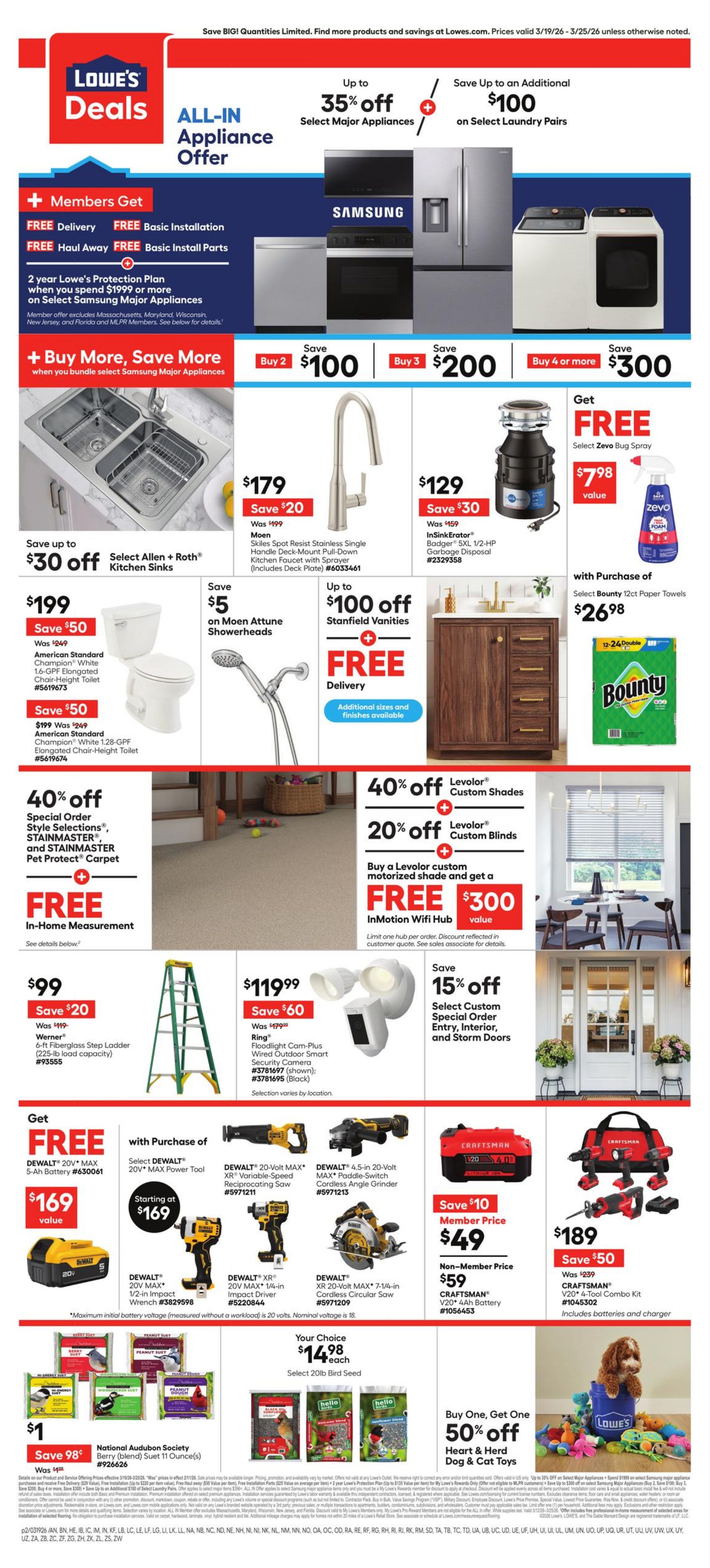 Weekly ad Lowe's 03/19/2026 - 03/25/2026