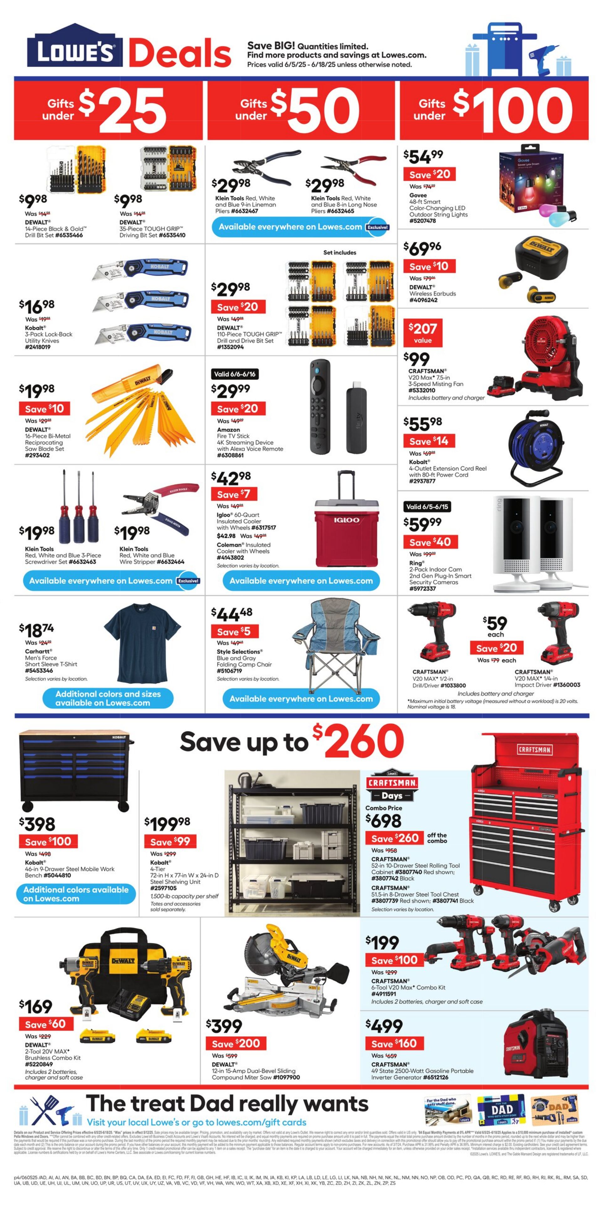 Weekly ad Lowe's 06/05/2025 - 06/18/2025
