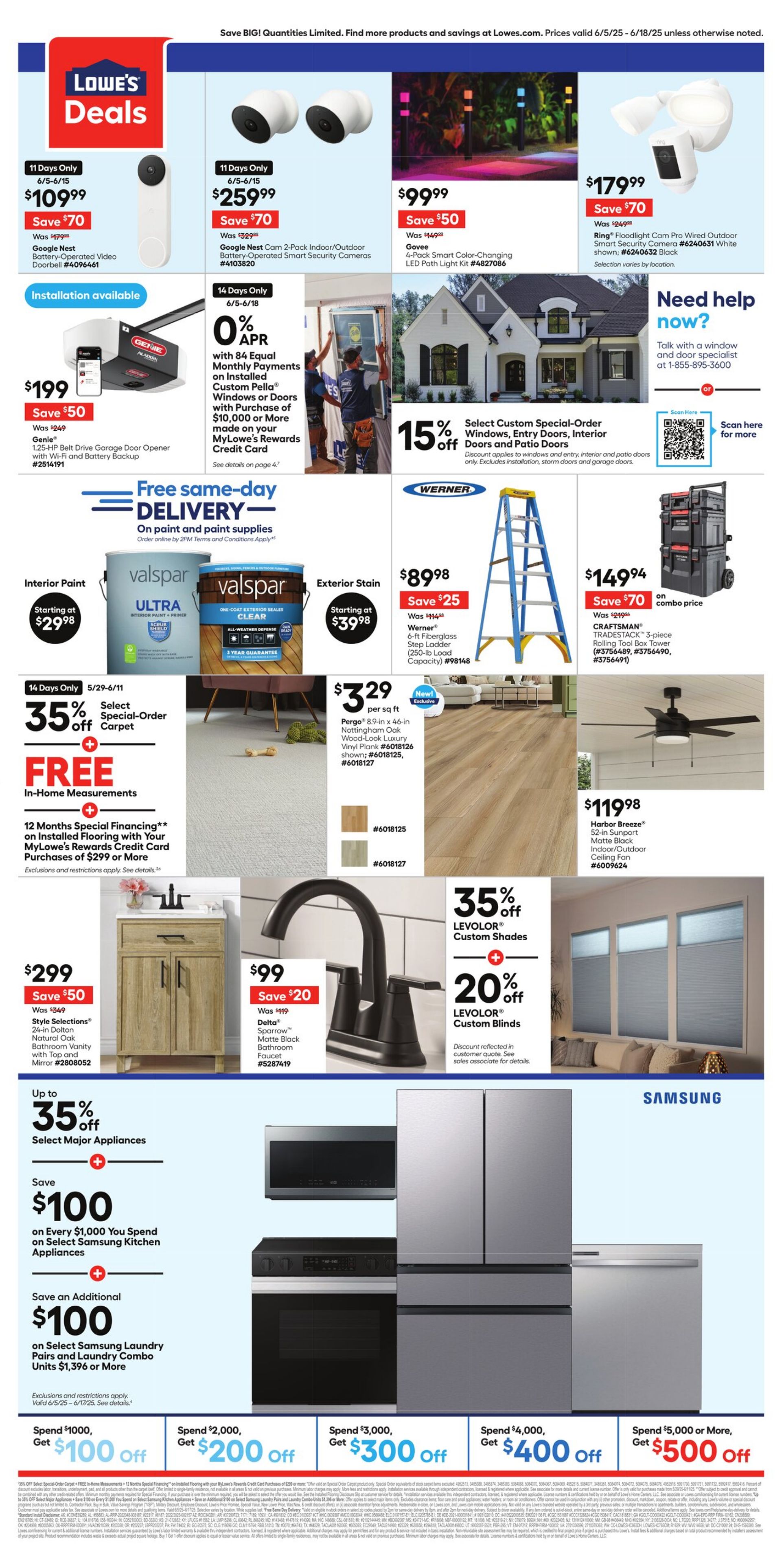 Weekly ad Lowe's 06/05/2025 - 06/18/2025