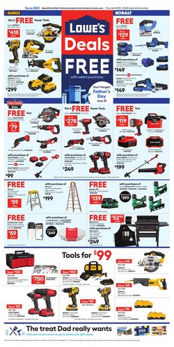 Weekly ad Lowe's 06/05/2025 - 06/18/2025