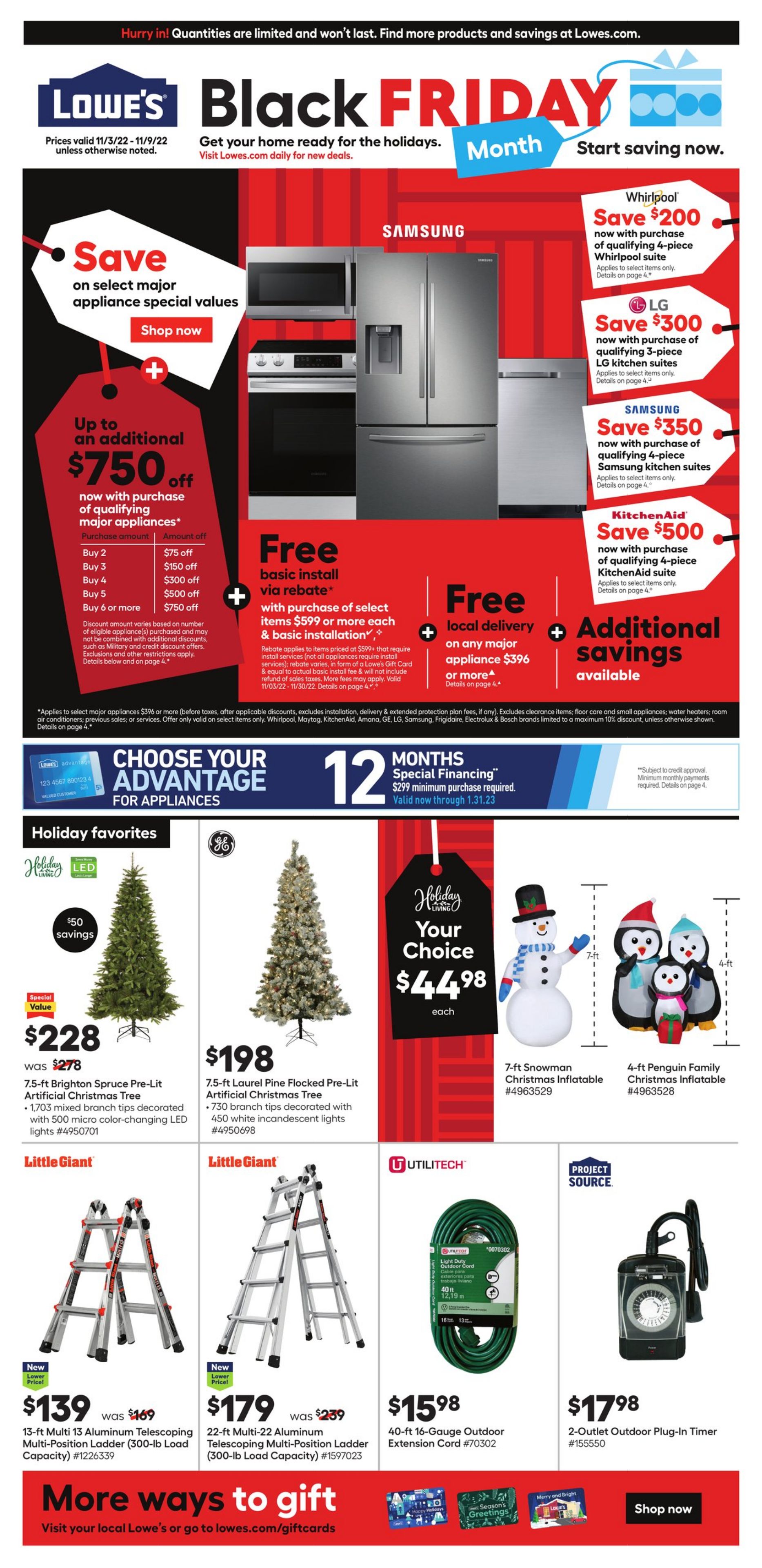 Weekly ad Lowe's 11/03/2022 - 11/09/2022