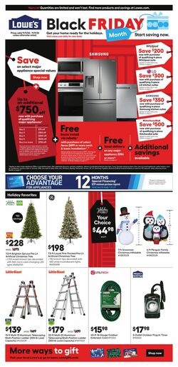 Weekly ad Lowe's 11/03/2022-11/09/2022