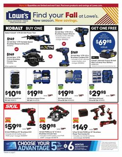 Weekly ad Lowe's 09/22/2022-09/28/2022