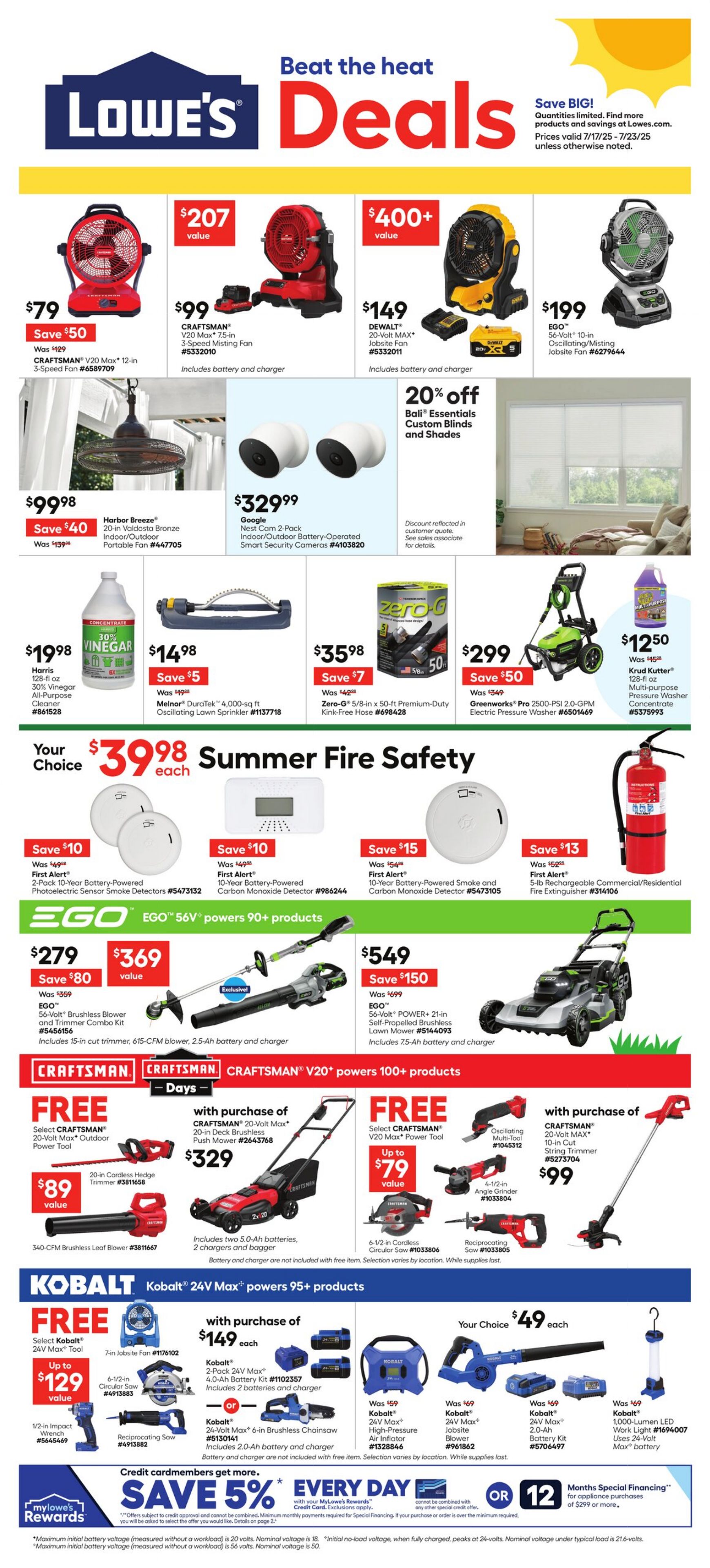 Weekly ad Lowe's 07/17/2025 - 07/23/2025