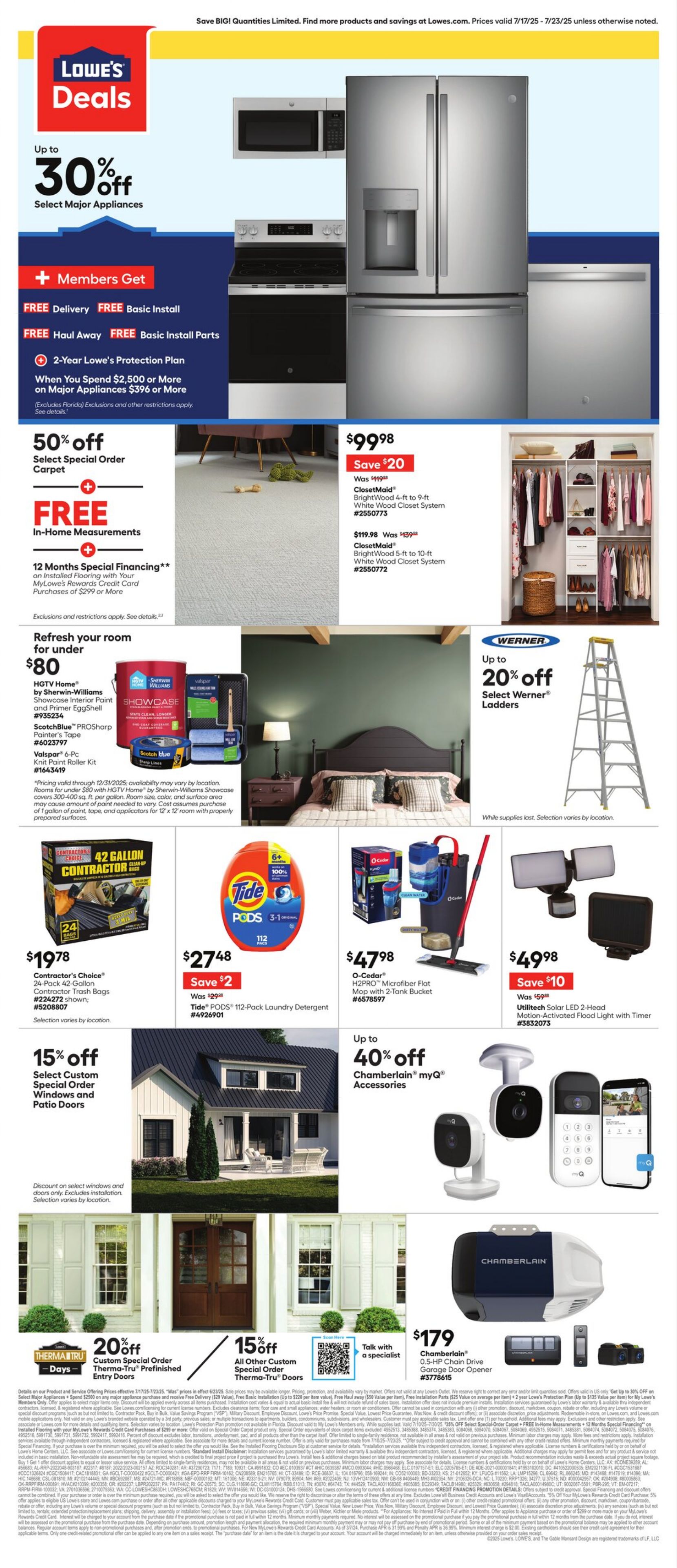 Weekly ad Lowe's 07/17/2025 - 07/23/2025