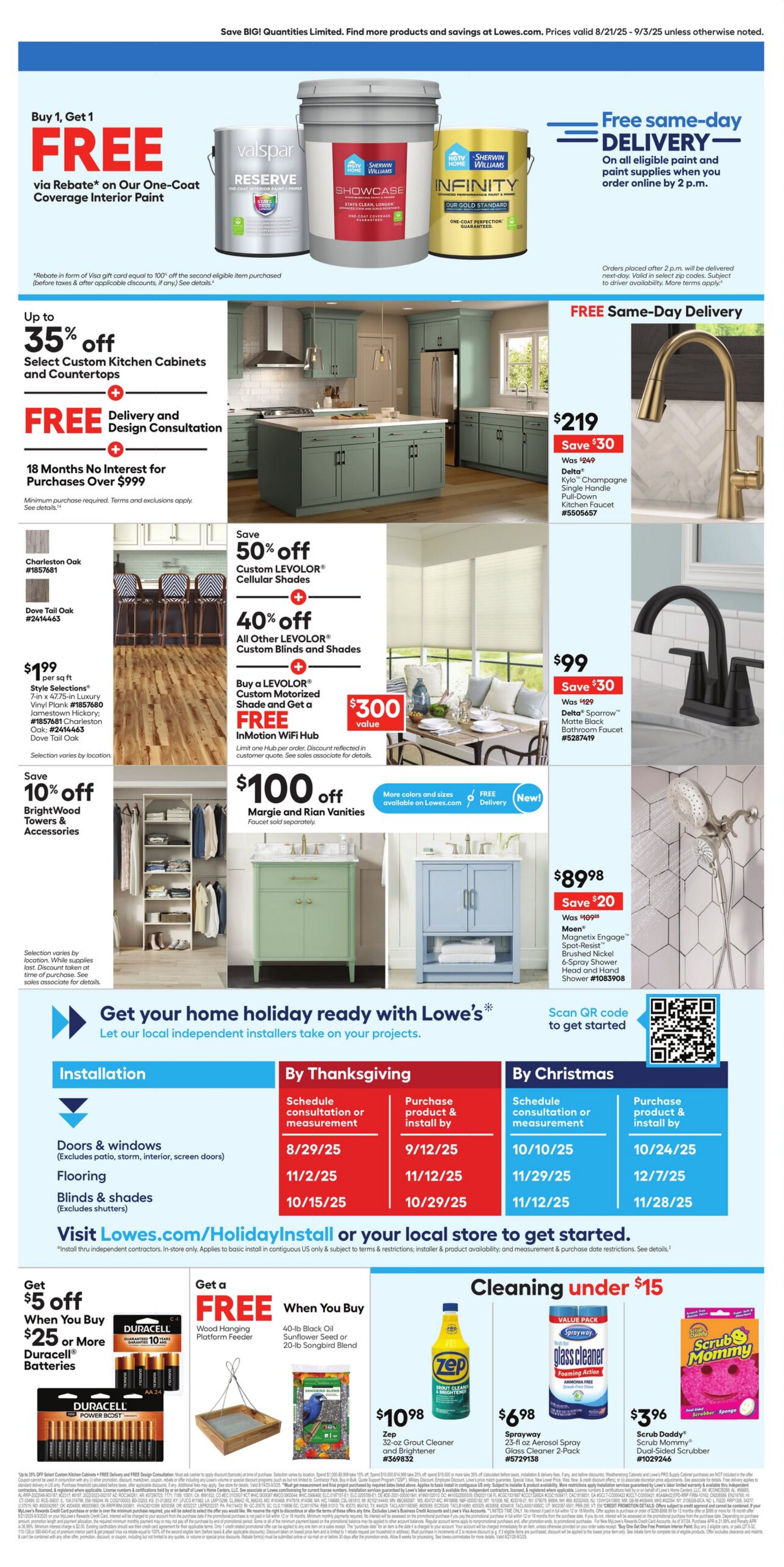 Weekly ad Lowe's 08/28/2025 - 09/01/2025