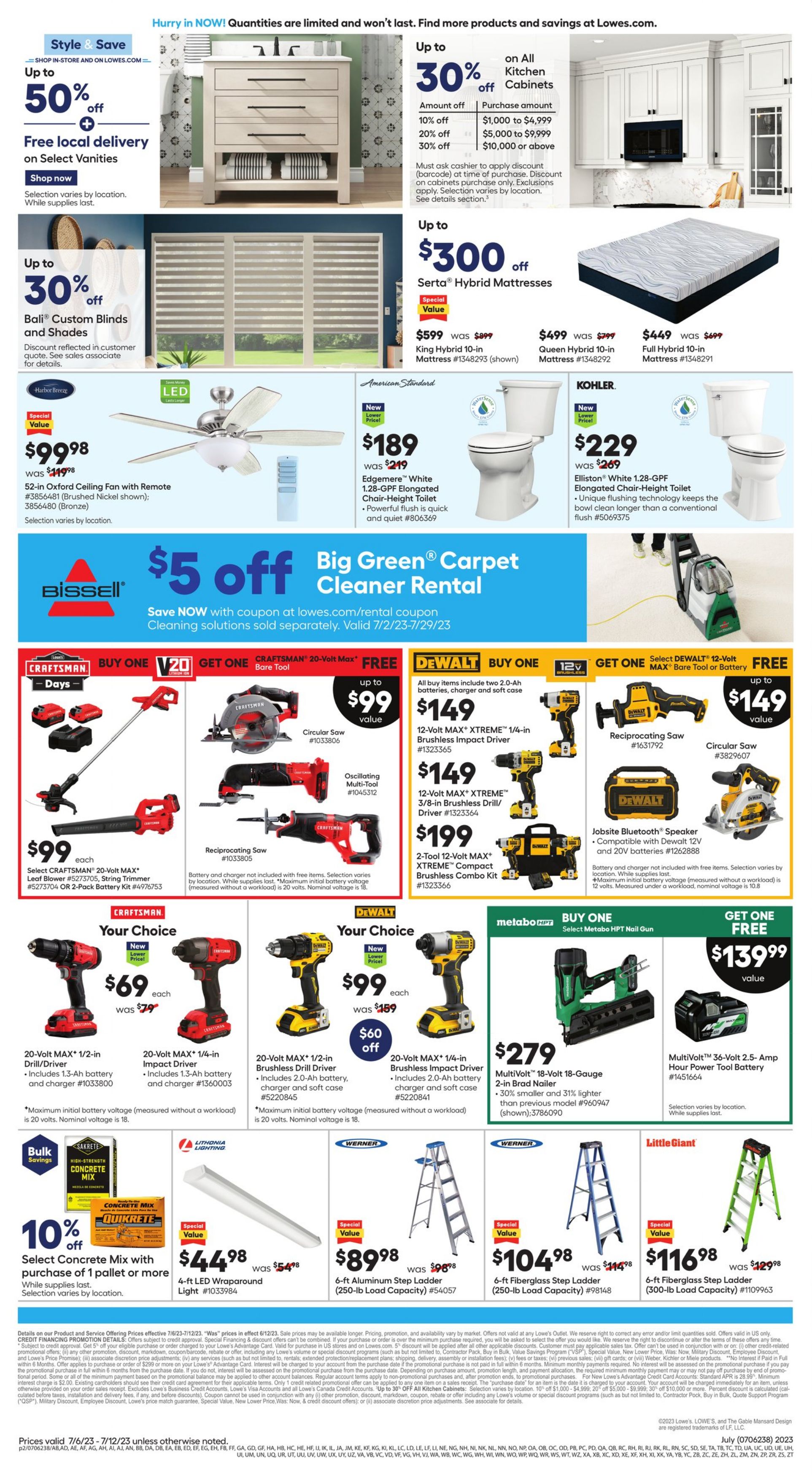 Weekly ad Lowe's 07/06/2023 - 07/12/2023
