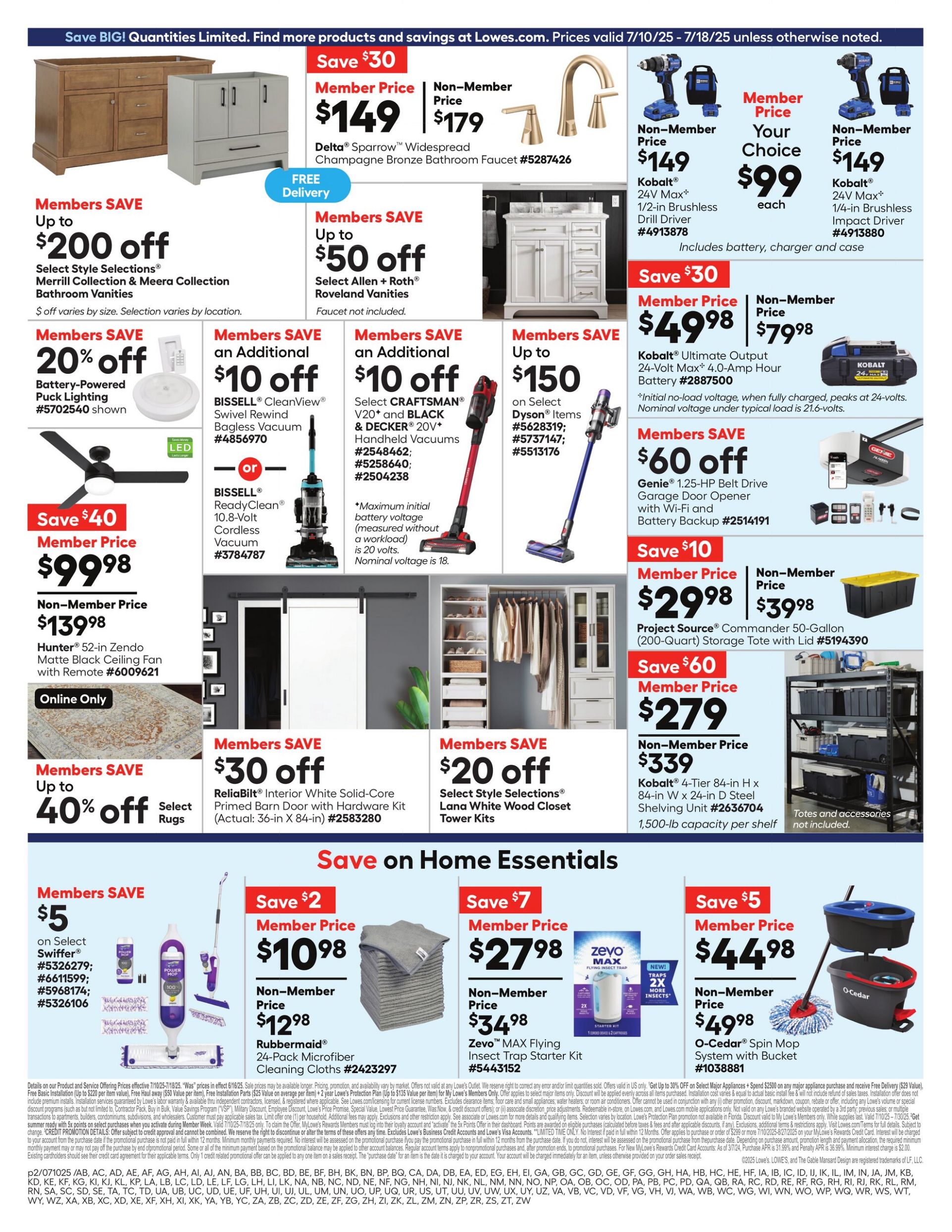 Weekly ad Lowe's 07/10/2025 - 07/18/2025