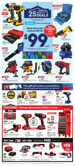 Weekly ad Lowe's 12/14/2023 - 12/27/2023