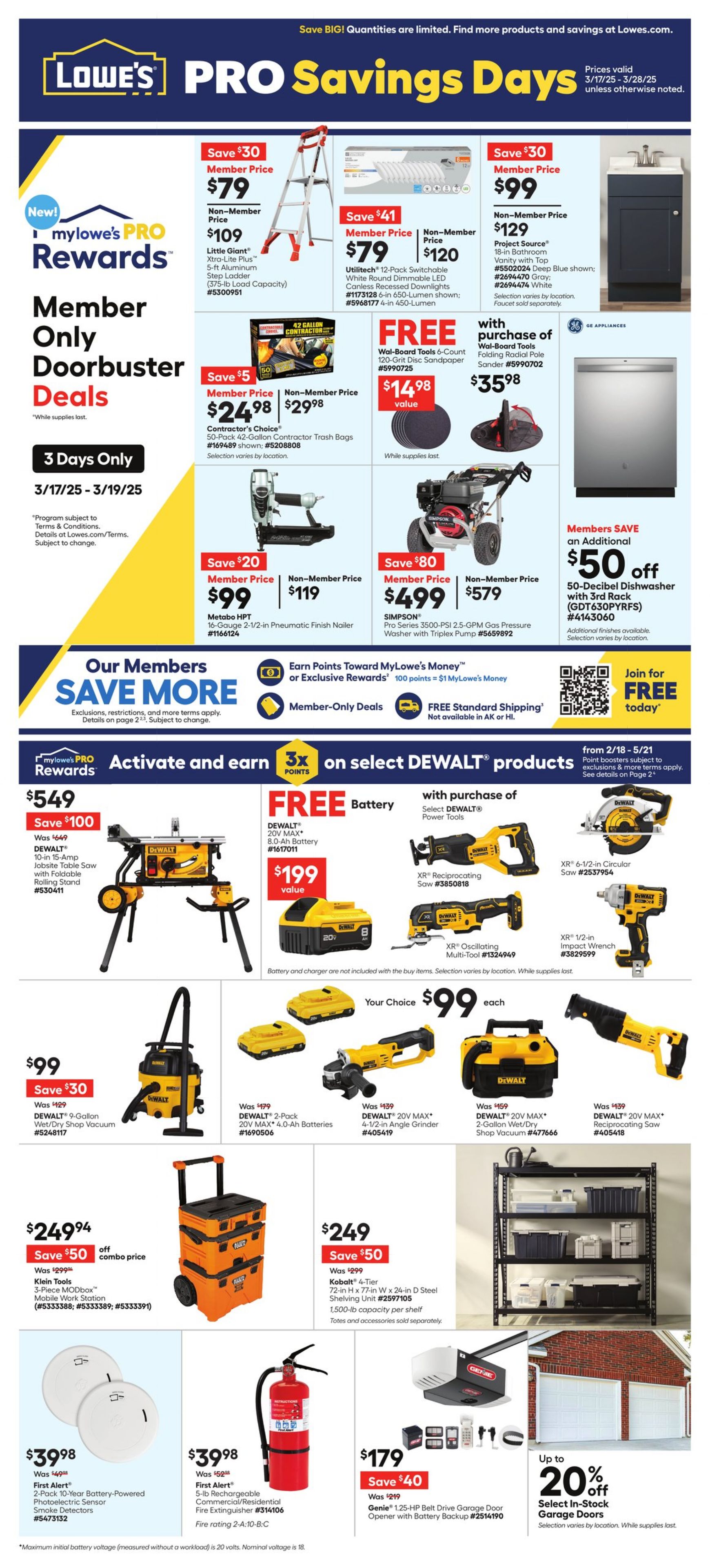 Weekly ad Lowe's - Weekly Ad Mar 17, 2025 - Mar 28, 2025