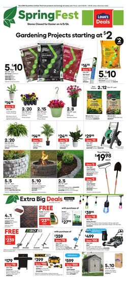 Weekly ad Lowe's 05/28/2026 - 06/10/2026
