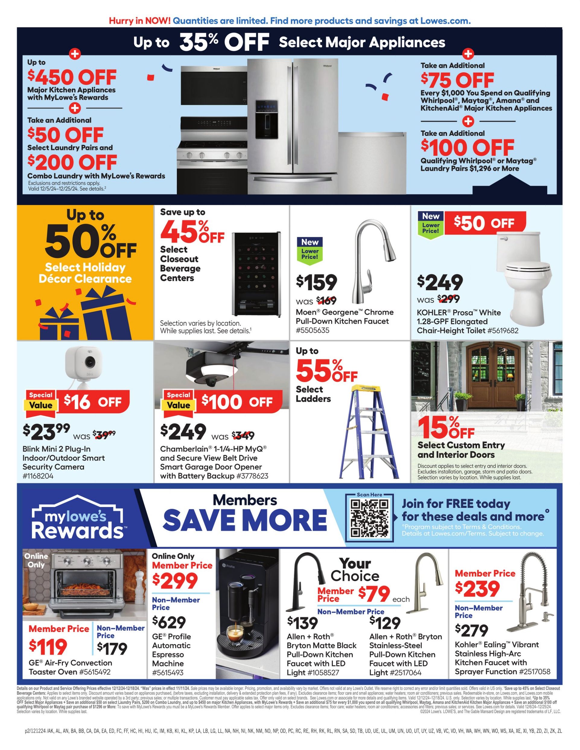 Weekly ad Lowe's 12/12/2024 - 12/18/2024