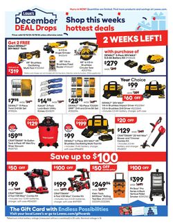 Weekly ad Lowe's 12/12/2024 - 12/18/2024