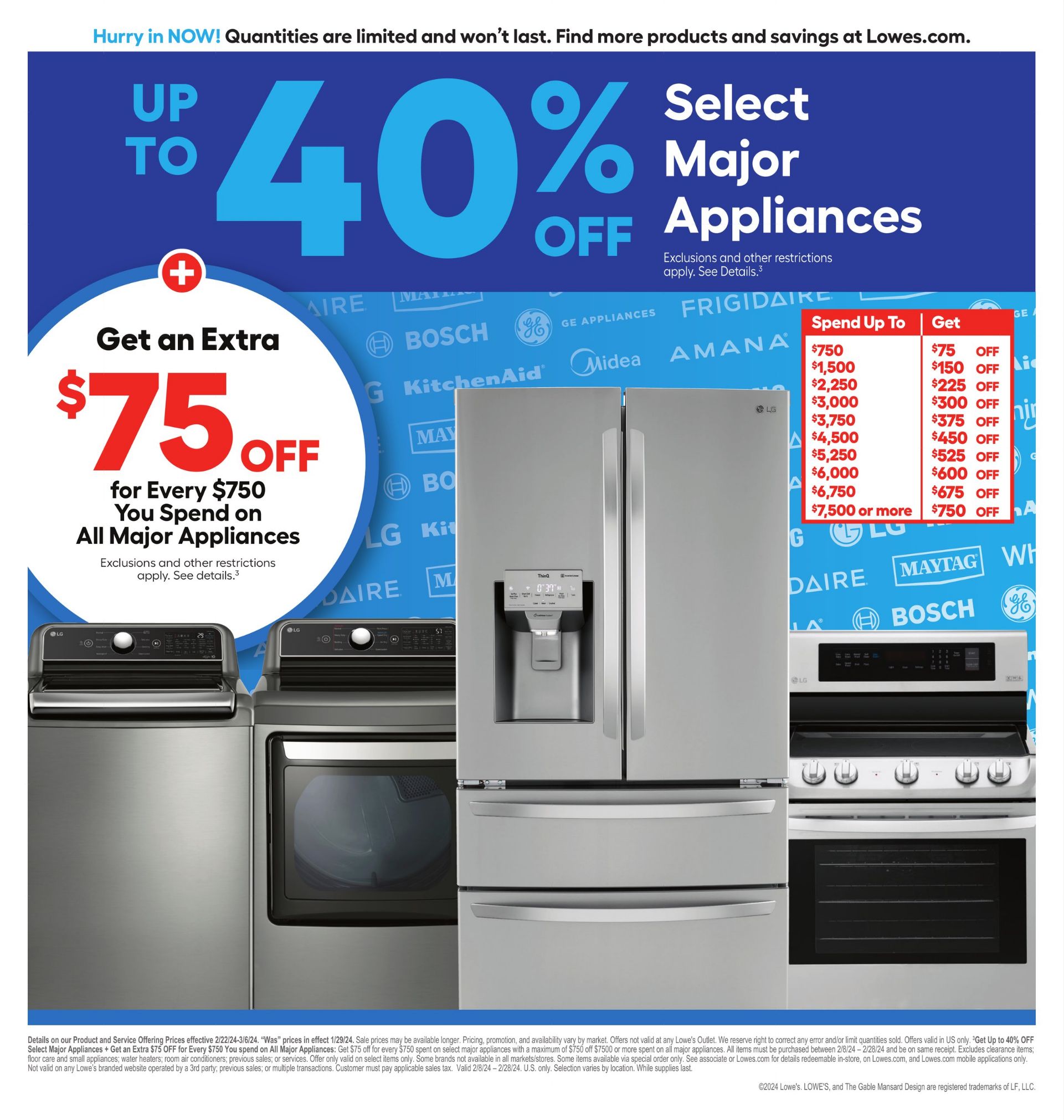 Weekly ad Lowe's 02/22/2024 - 03/06/2024