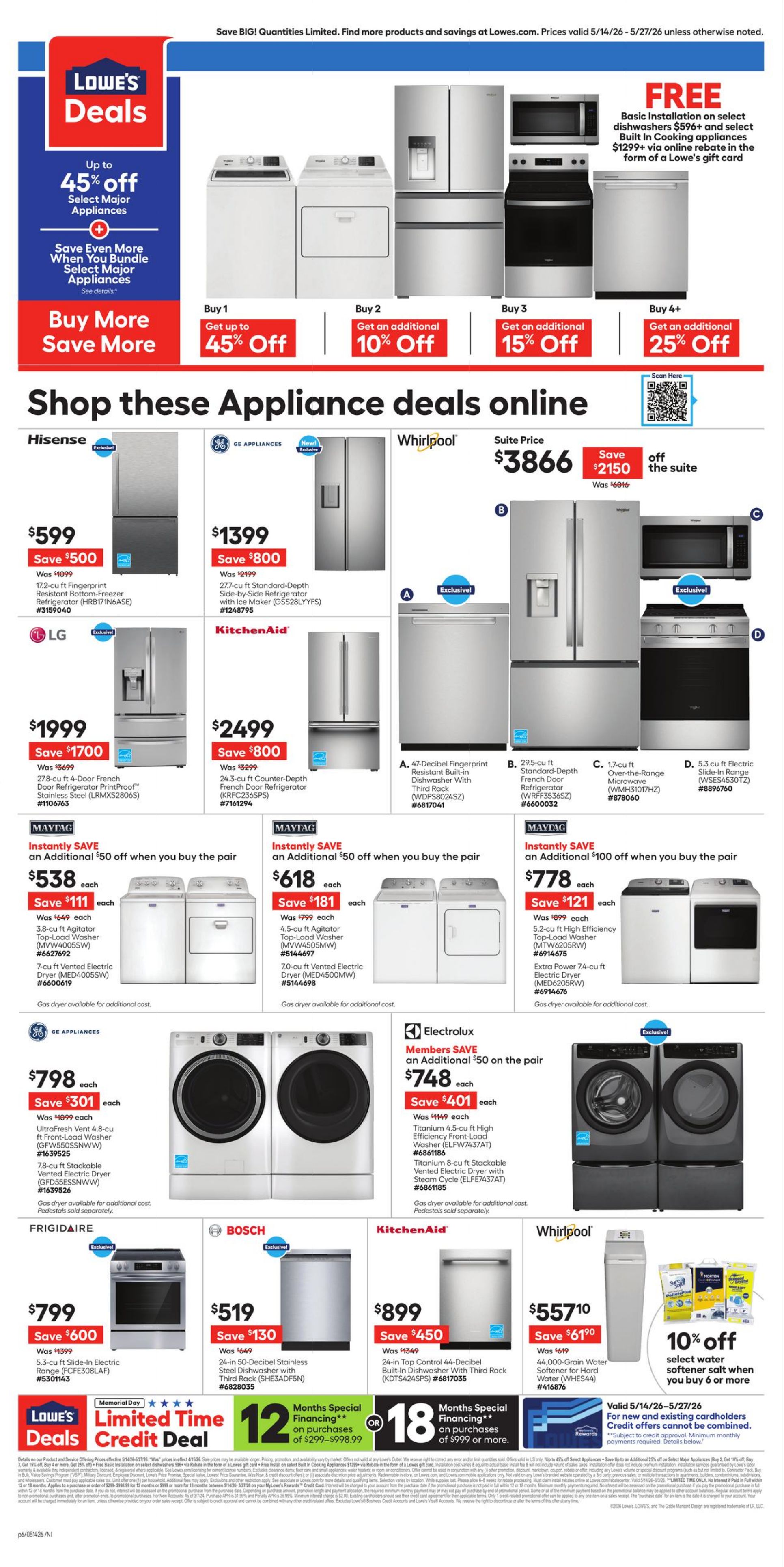 Weekly ad Lowe's 05/14/2026 - 05/27/2026