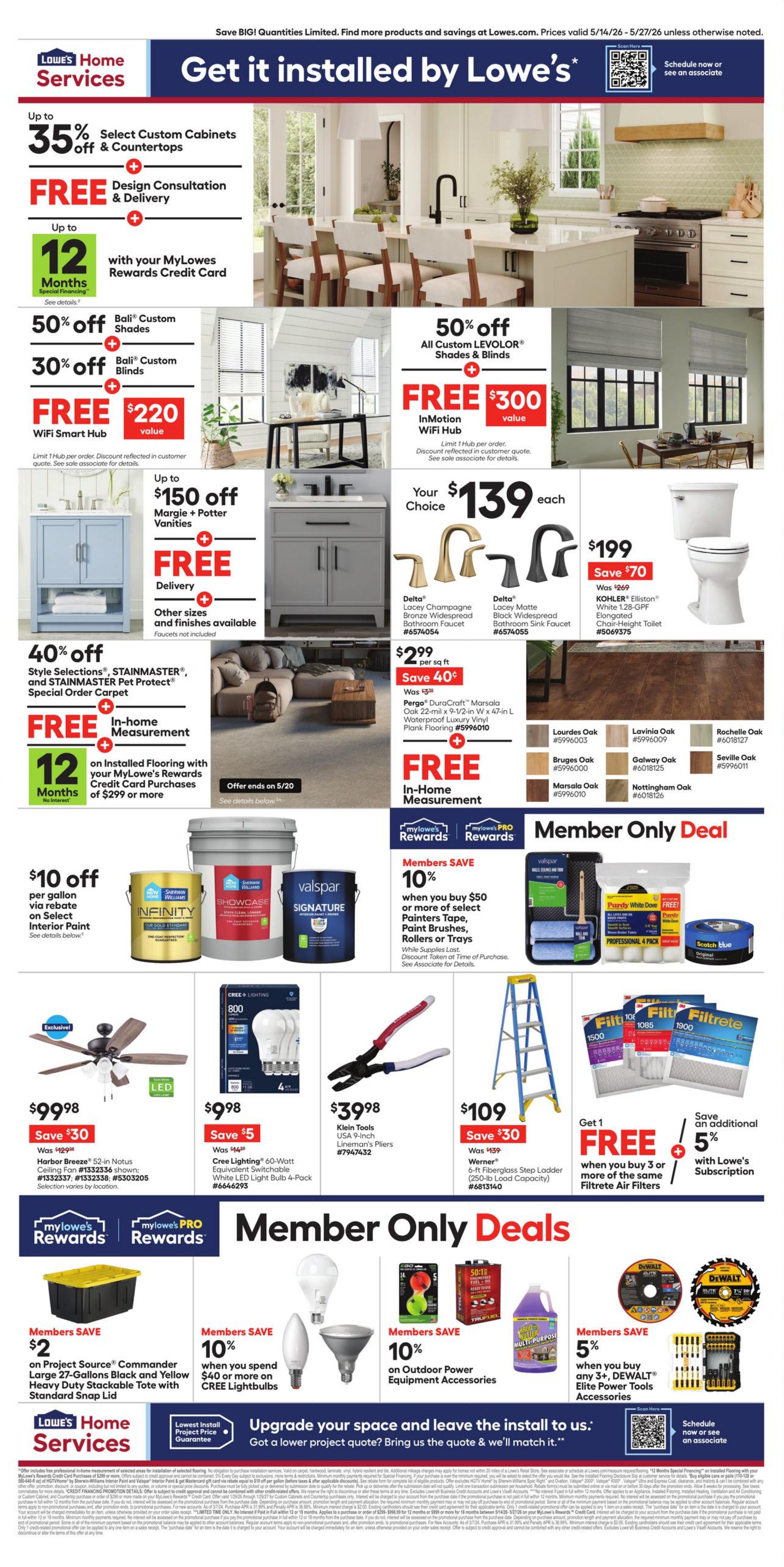 Weekly ad Lowe's 05/14/2026 - 05/27/2026