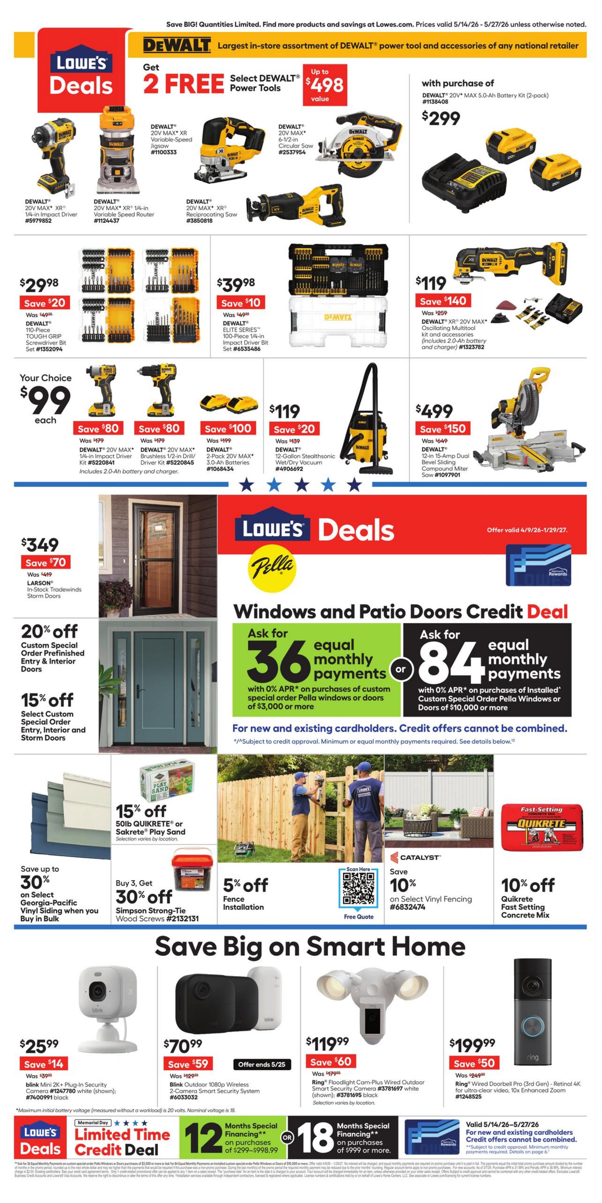 Weekly ad Lowe's 05/14/2026 - 05/27/2026