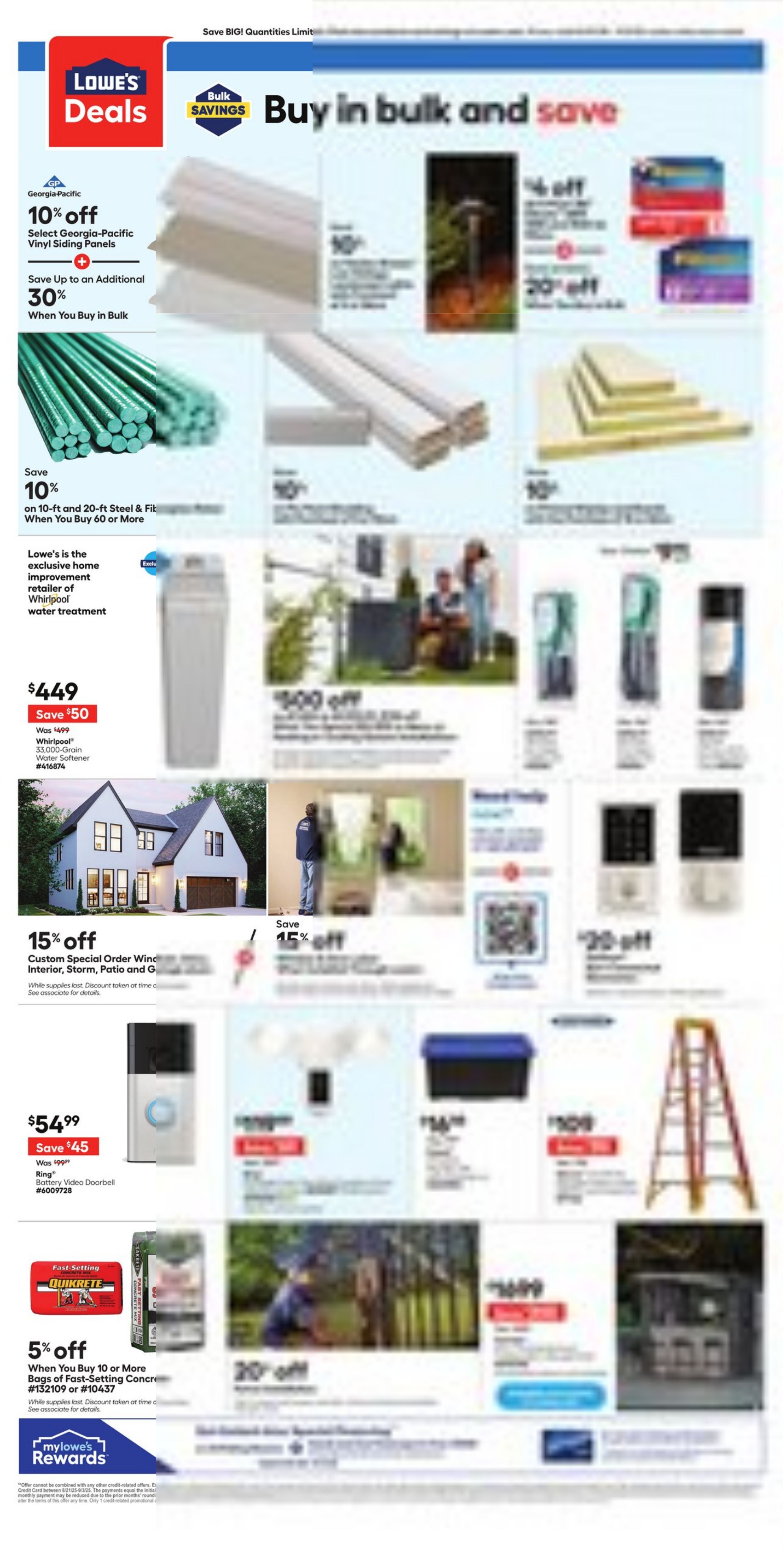 Weekly ad Lowe's 08/21/2025 - 09/03/2025