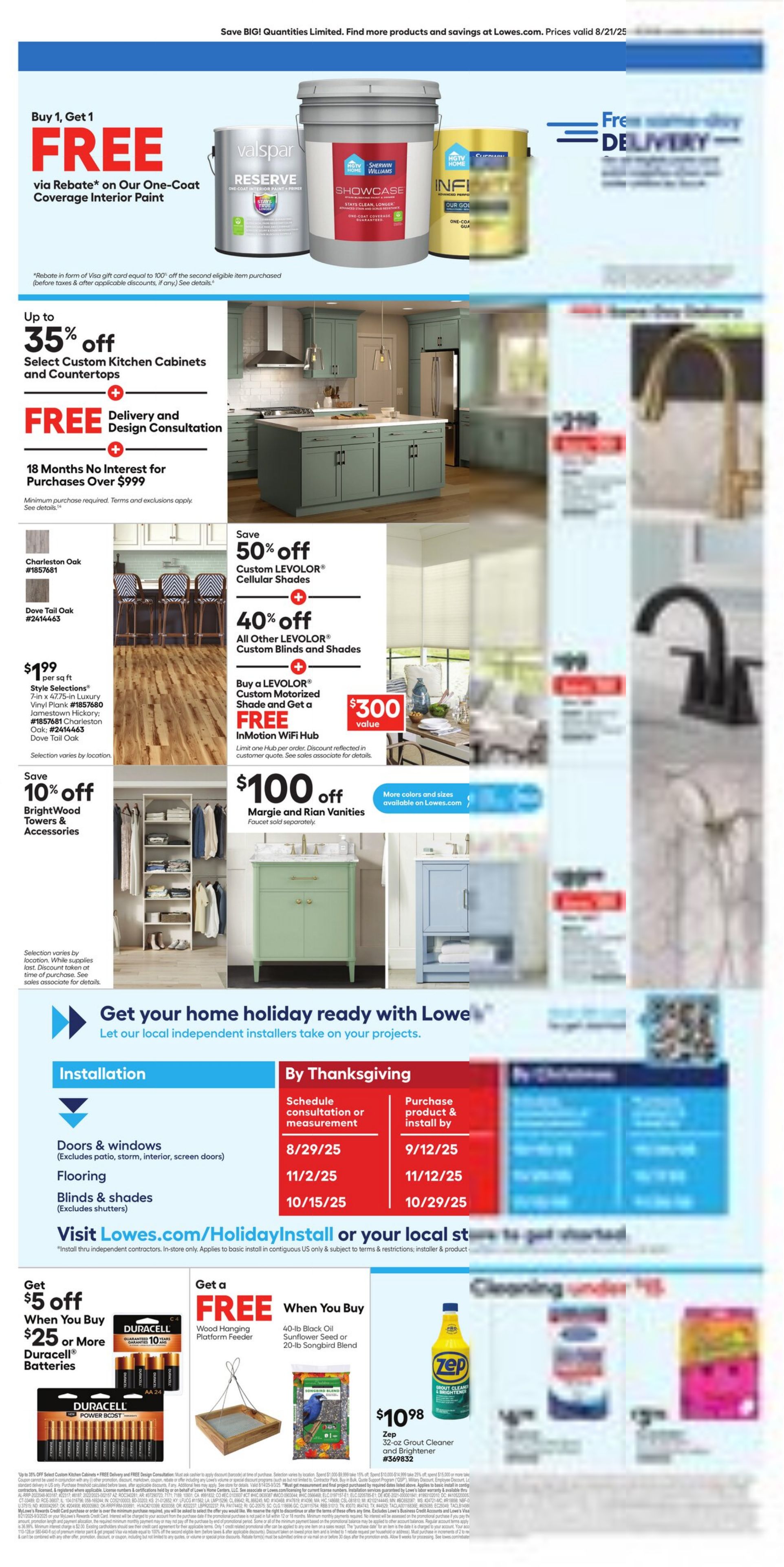 Weekly ad Lowe's 08/21/2025 - 09/03/2025