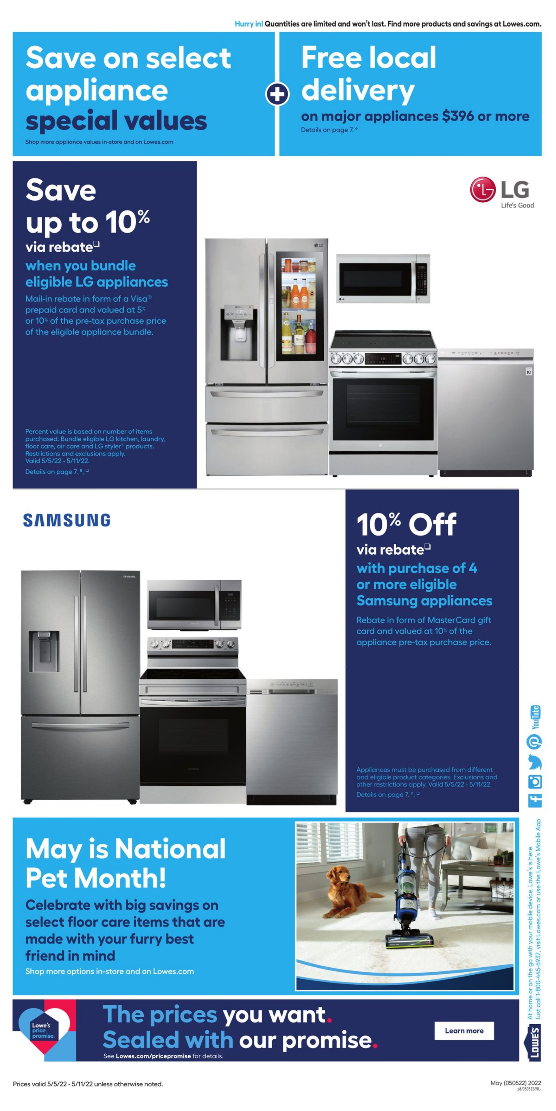 Weekly ad Lowe's 05/05/2022 - 05/11/2022