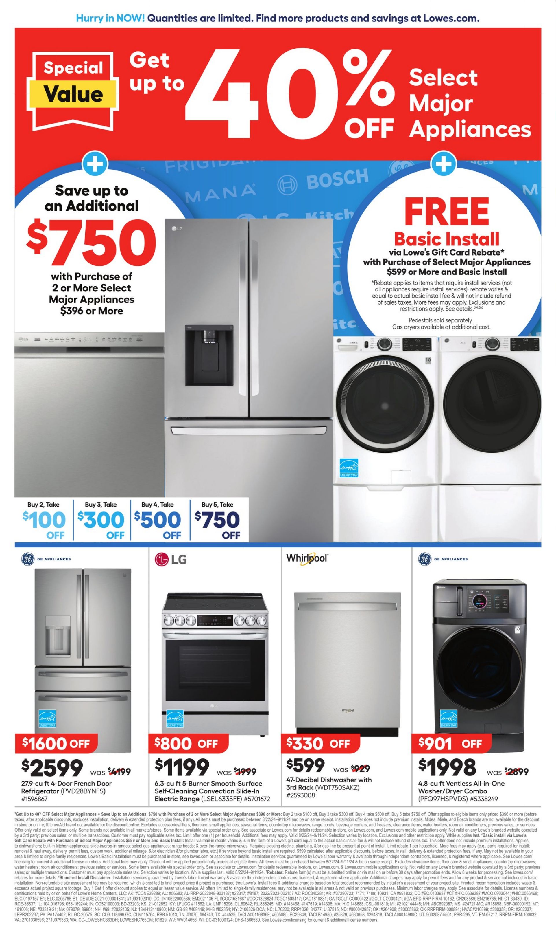 Weekly ad Lowe's 09/05/2024 - 09/25/2024