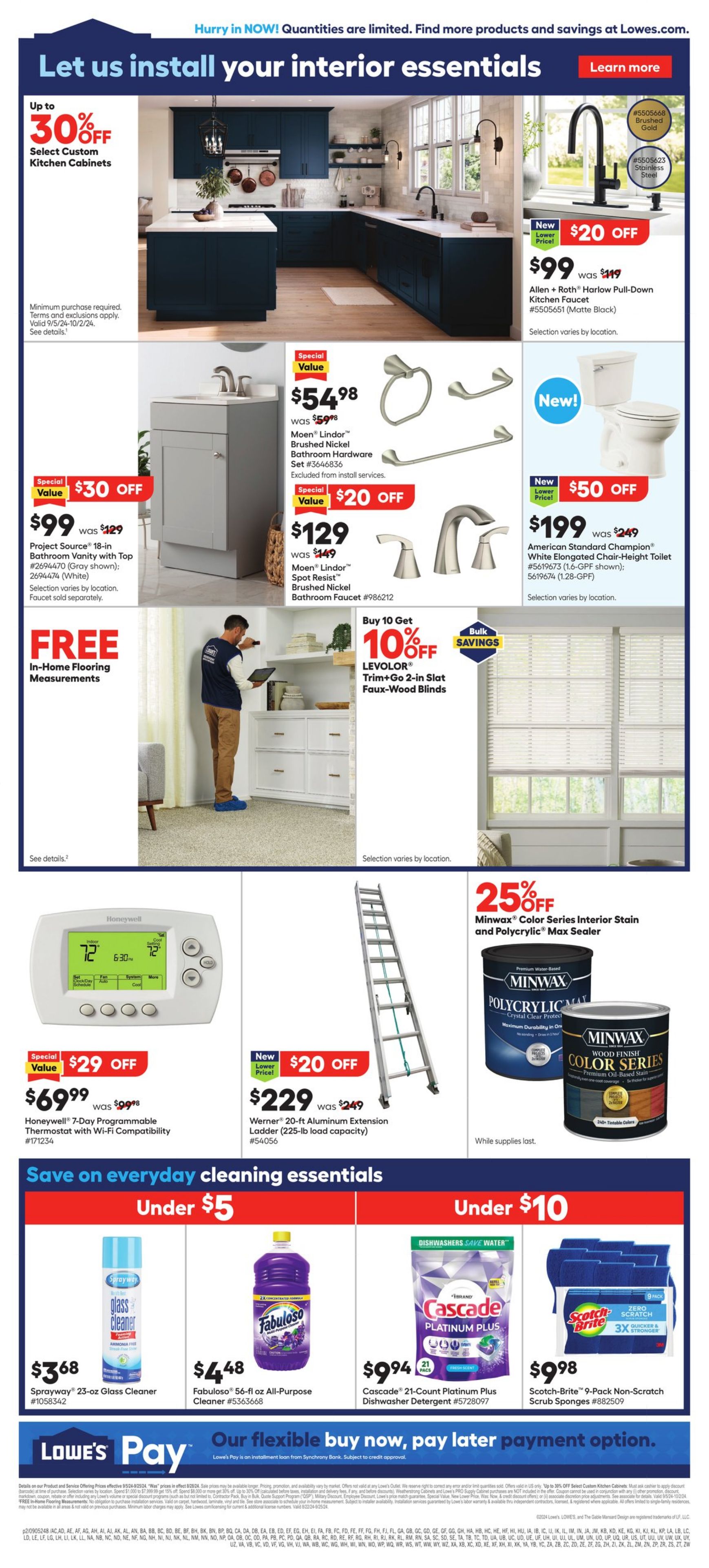 Weekly ad Lowe's 09/05/2024 - 09/25/2024