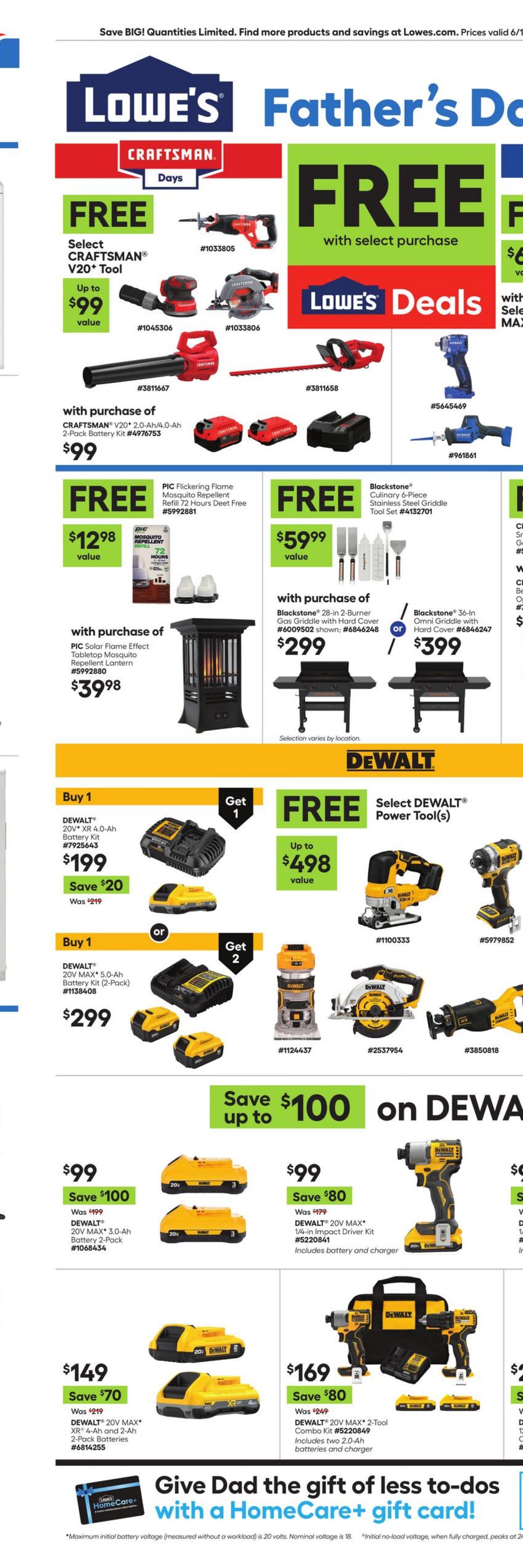 Weekly ad Lowe's 06/11/2026 - 06/24/2026