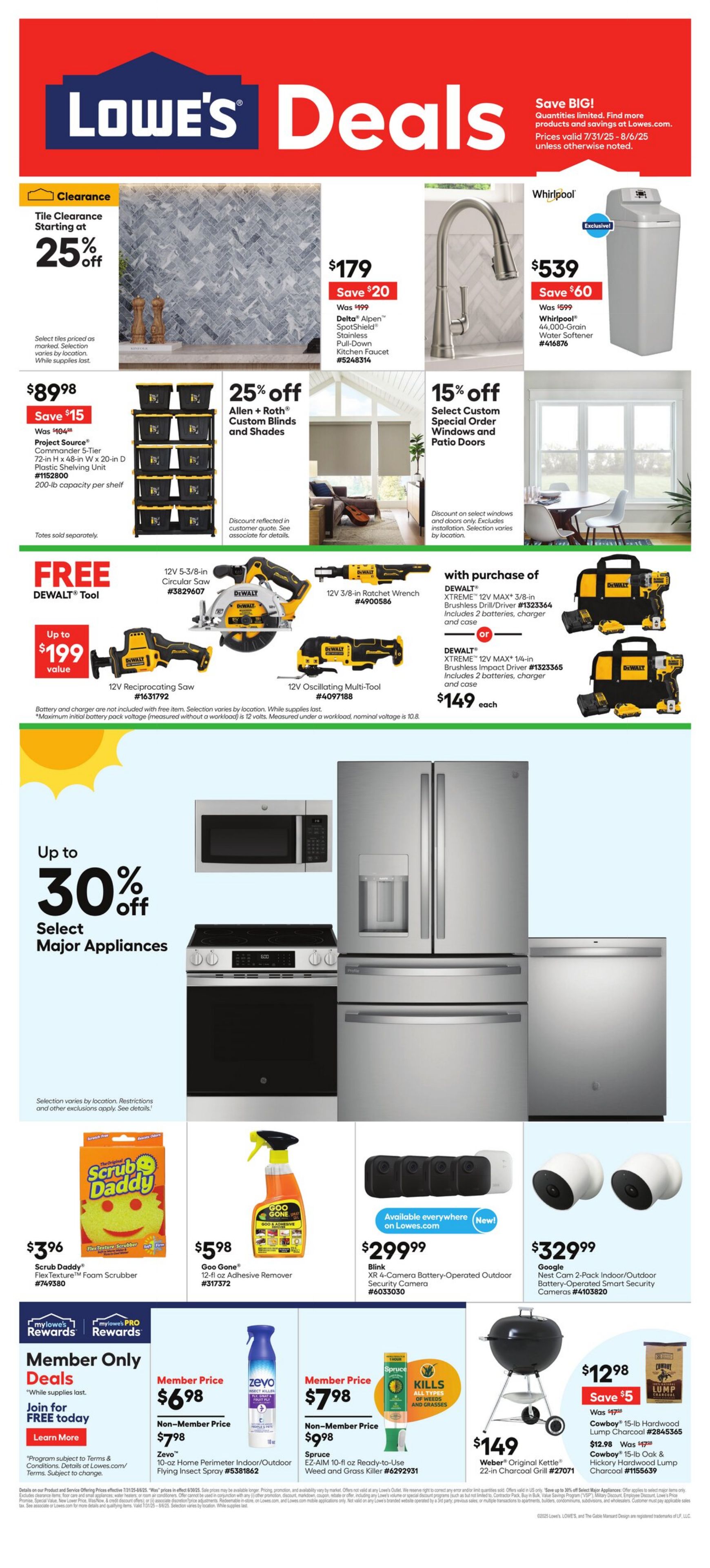 Weekly ad Lowe's 07/31/2025 - 08/06/2025
