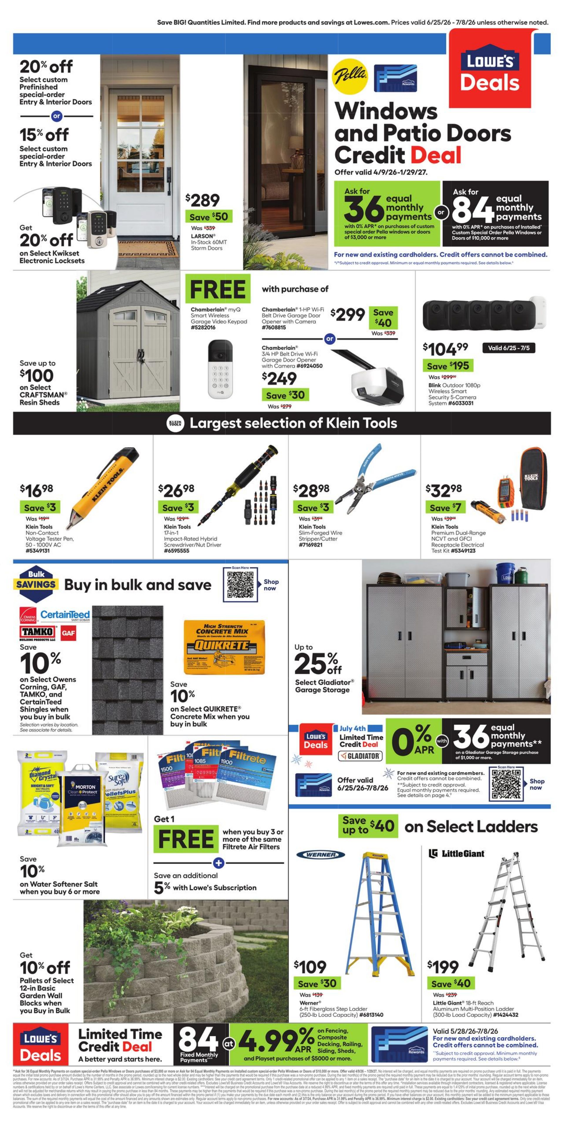 Weekly ad Lowe's 06/25/2026 - 07/08/2026