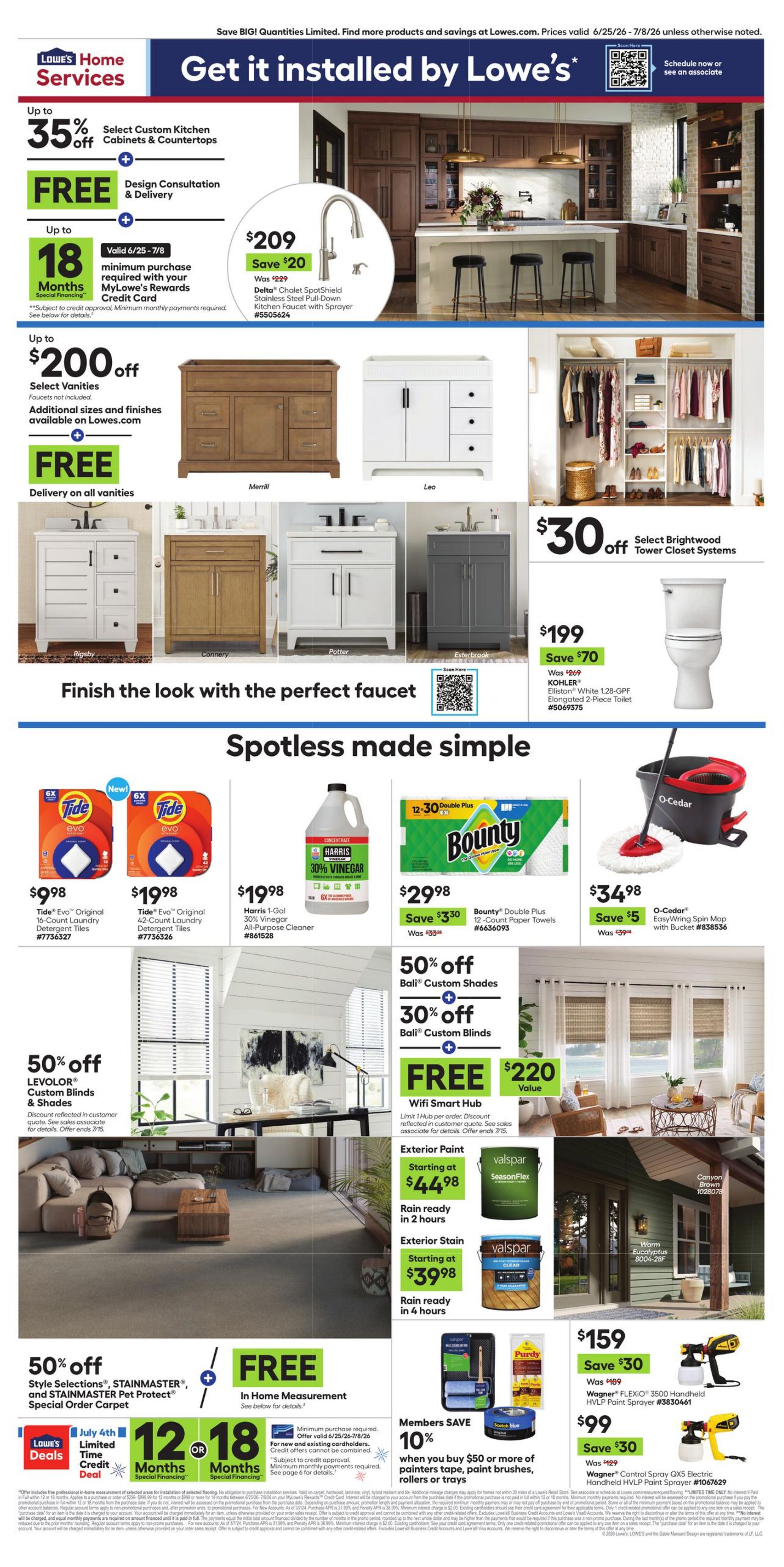 Weekly ad Lowe's 06/25/2026 - 07/08/2026