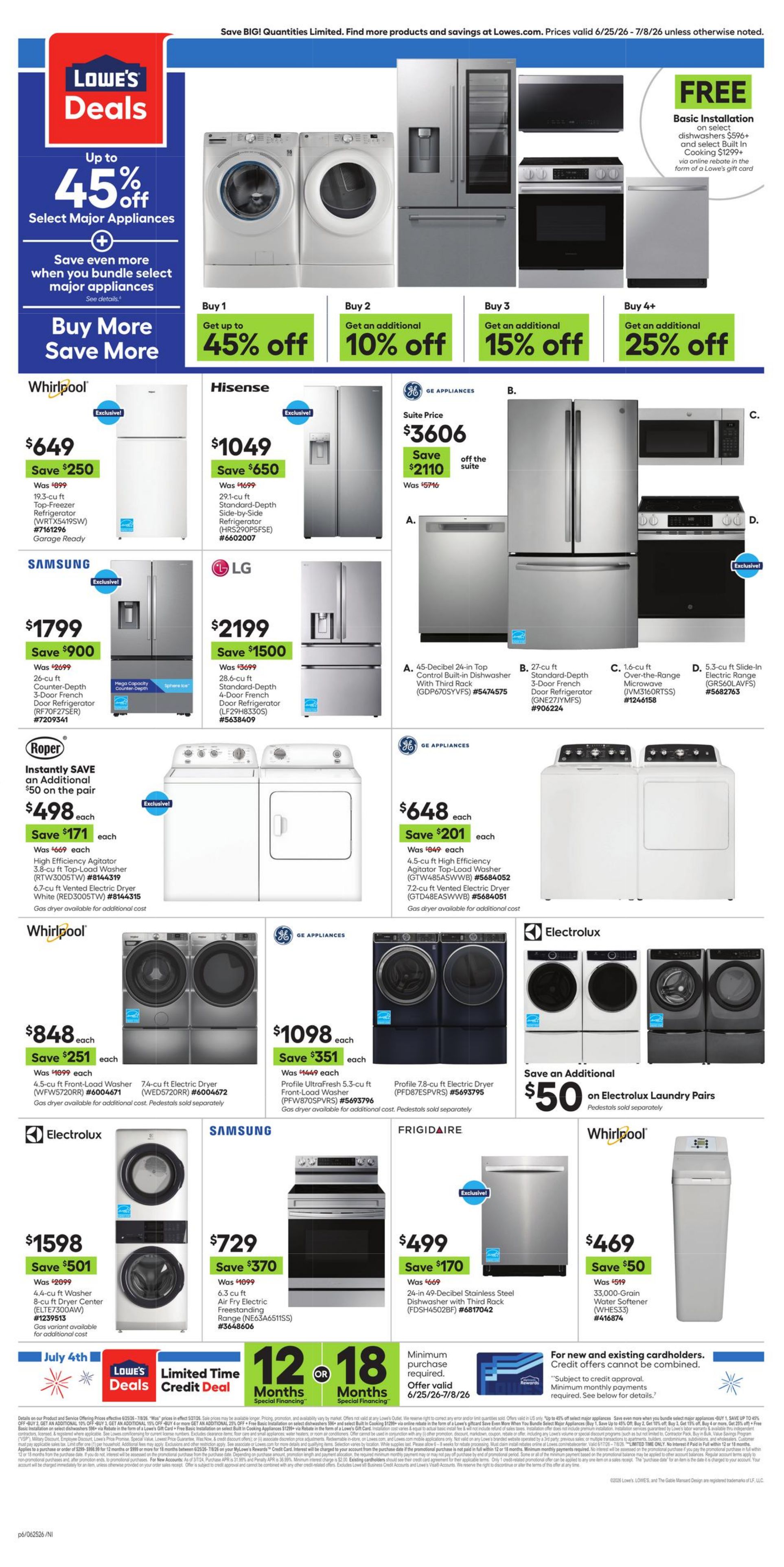 Weekly ad Lowe's 06/25/2026 - 07/08/2026